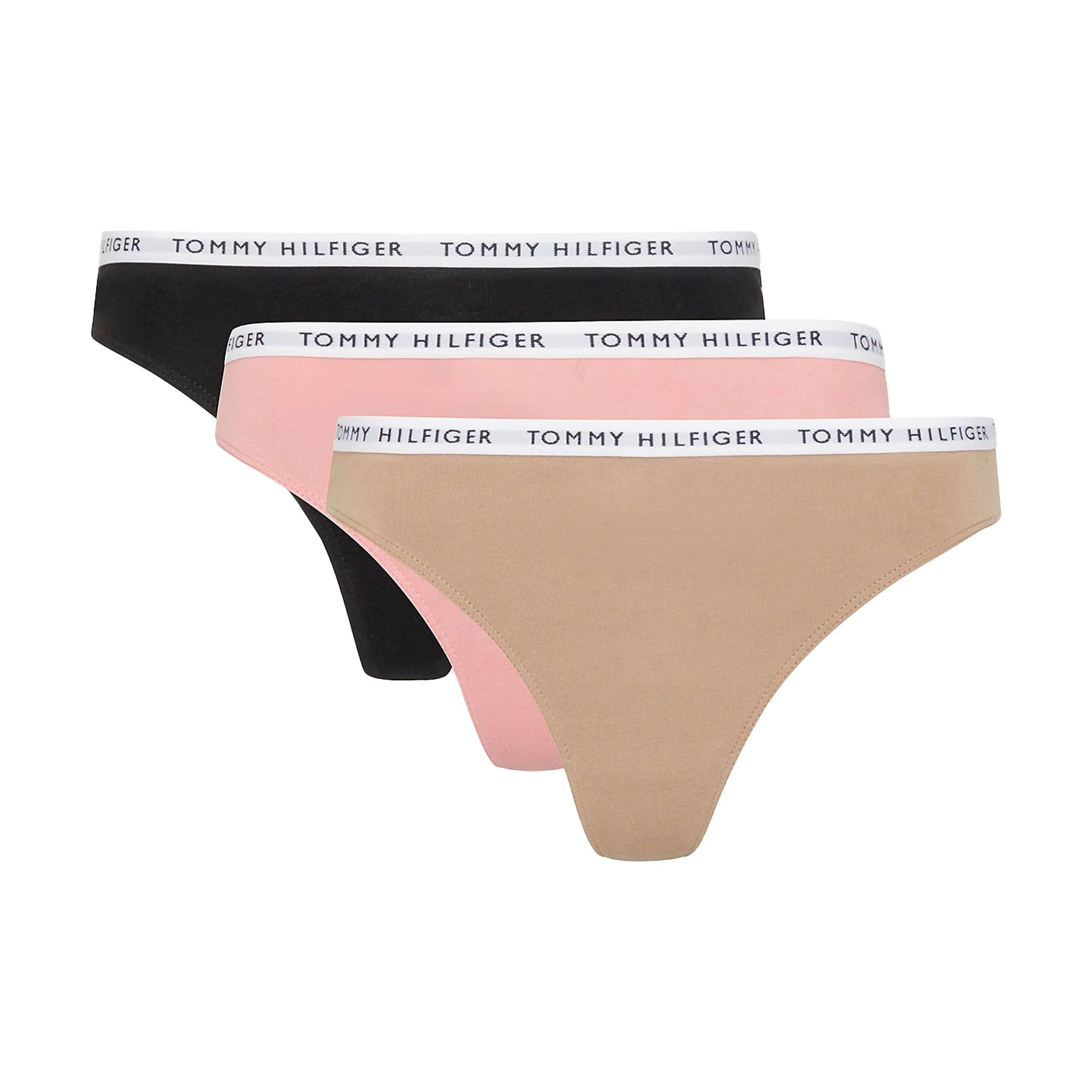 Tommy Hilfiger Logo String Dames (3-pack) | Plutosport