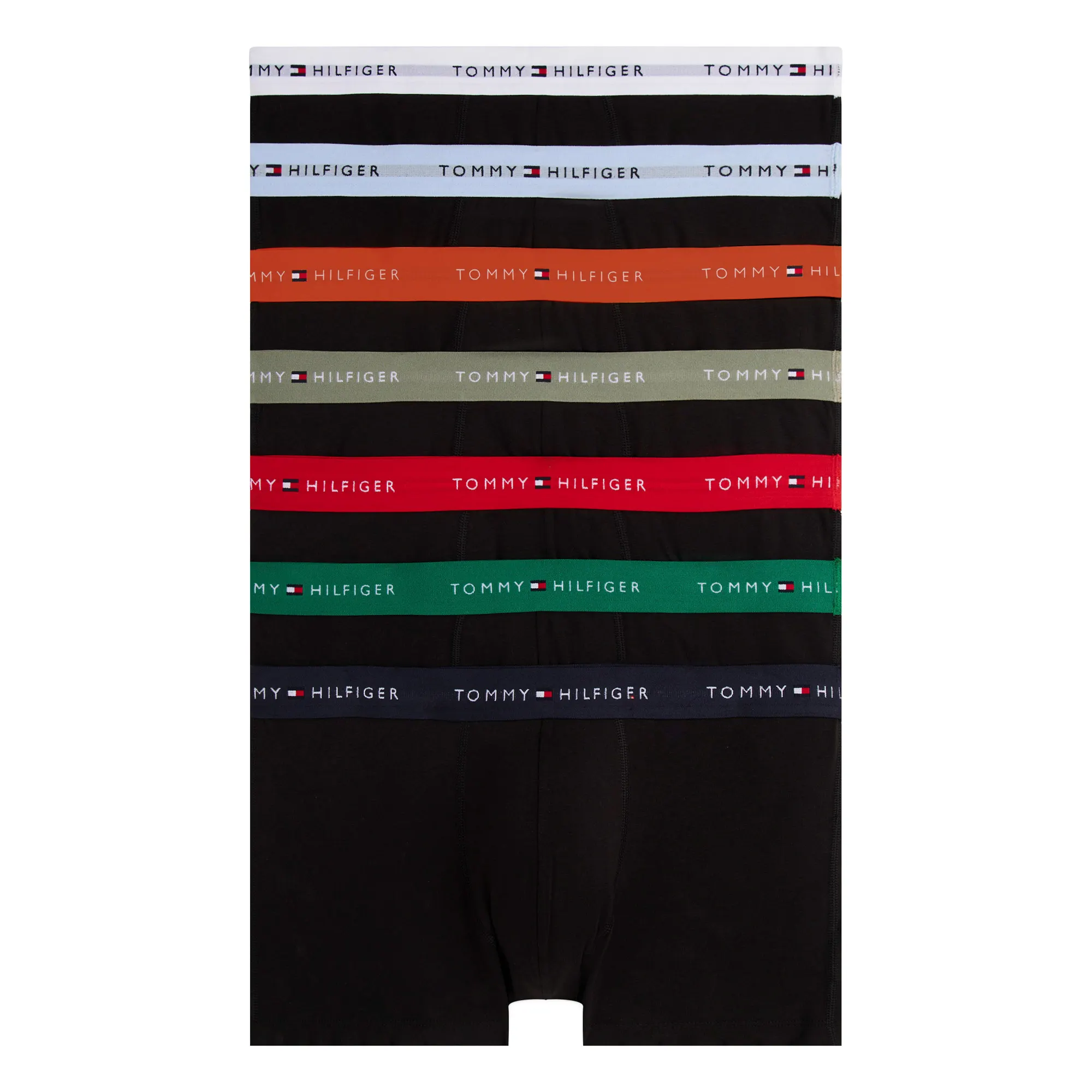 Tommy Hilfiger Repeat Logo Trunk Boxershorts Heren (7-pack)