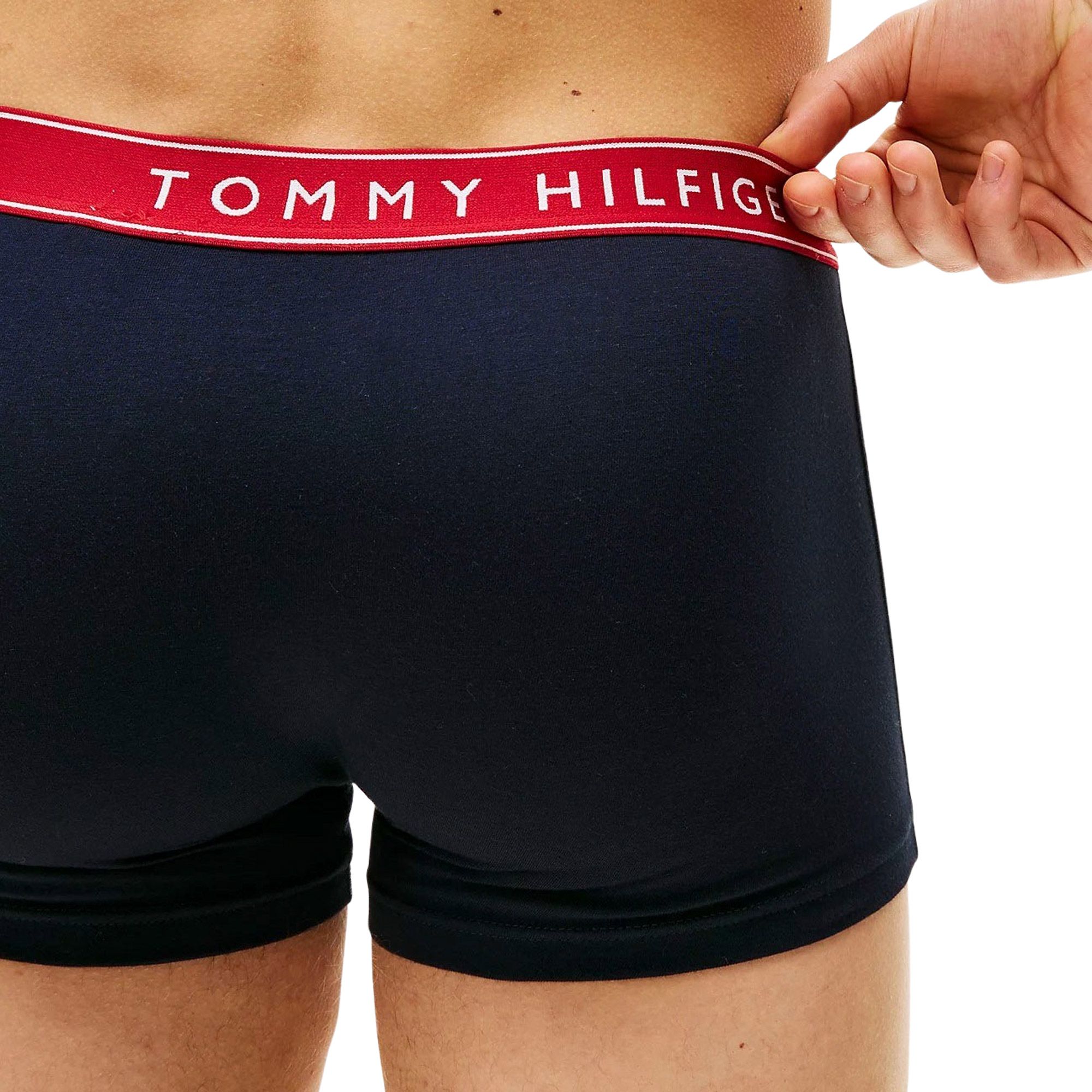 Tommy Hilfiger Logo Waistband Trunk Boxershorts Heren (3-pack)