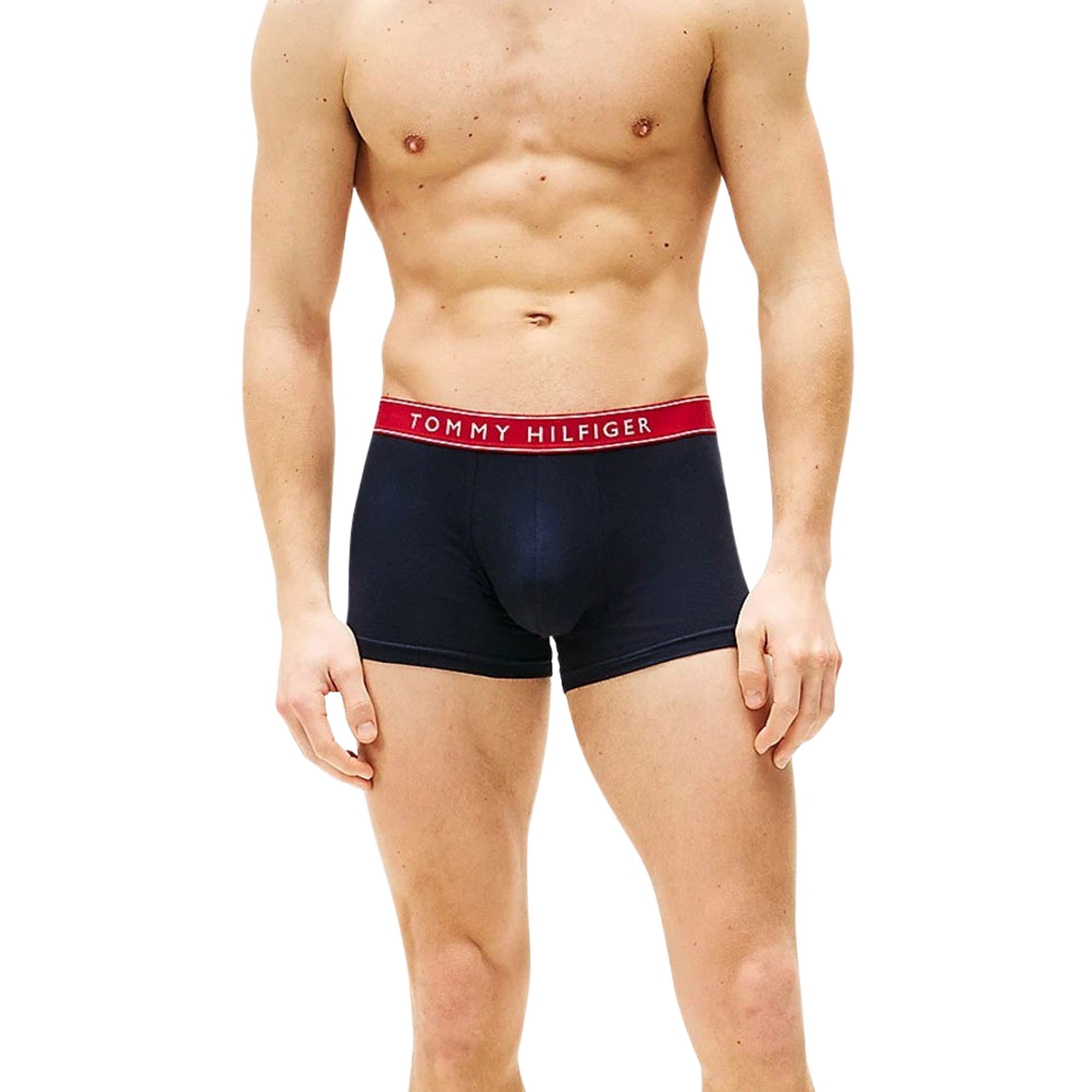 Tommy Hilfiger Logo Waistband Trunk Boxershorts Heren (3-pack)