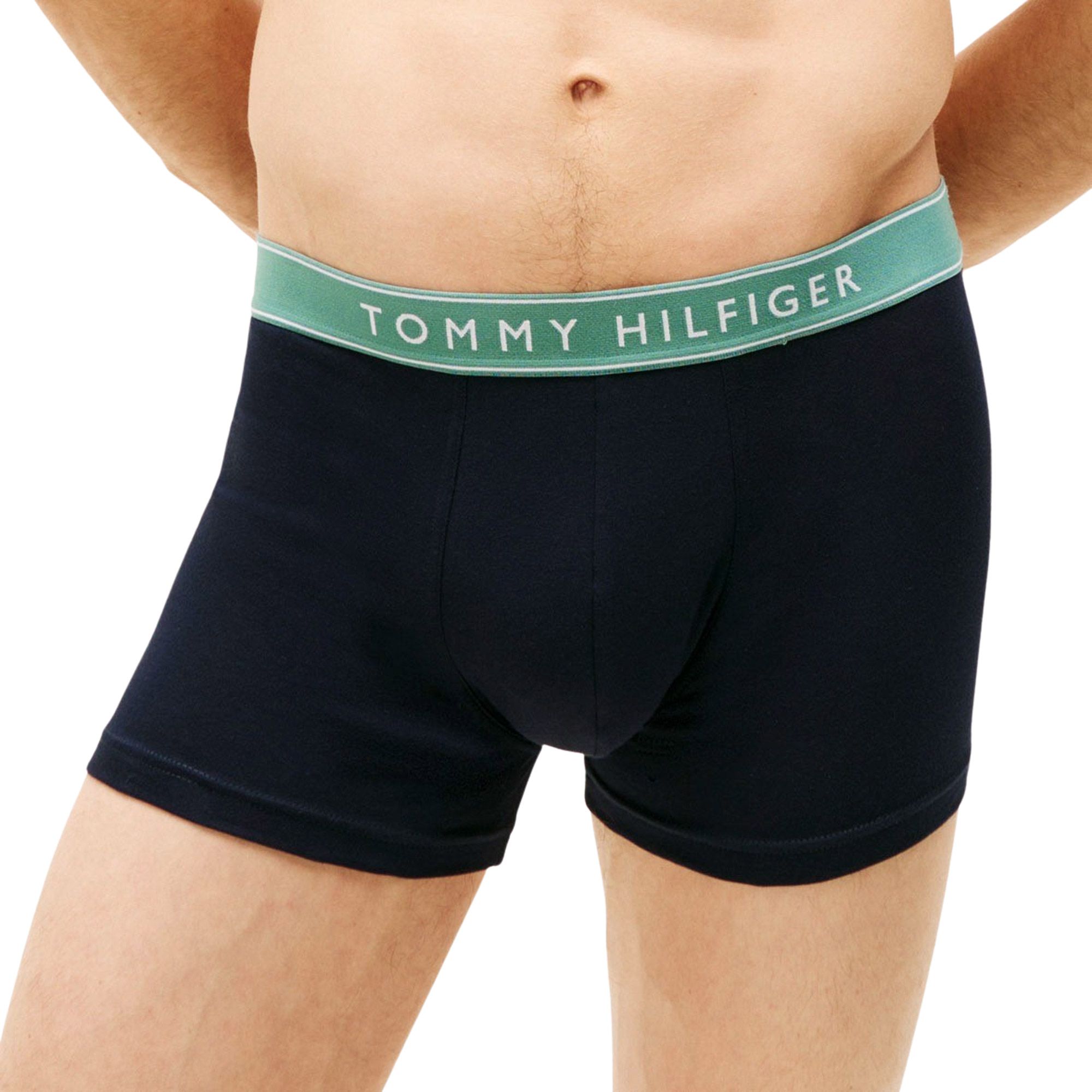 Boxershorts Tommy Hilfiger Logo Waistband Trunk Hommes (lot de 3)