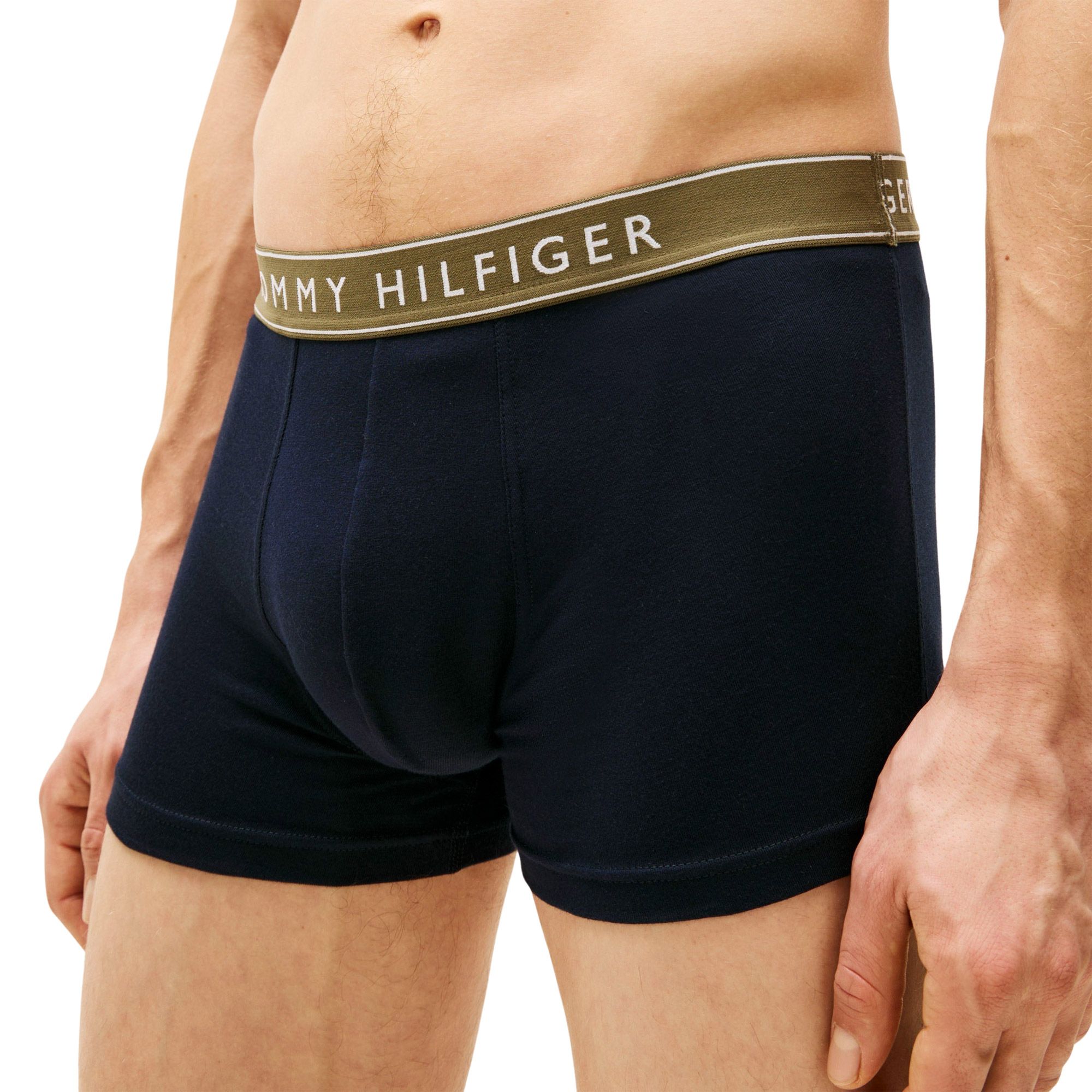 Boxershorts Tommy Hilfiger Logo Waistband Trunk Hommes (lot de 3)