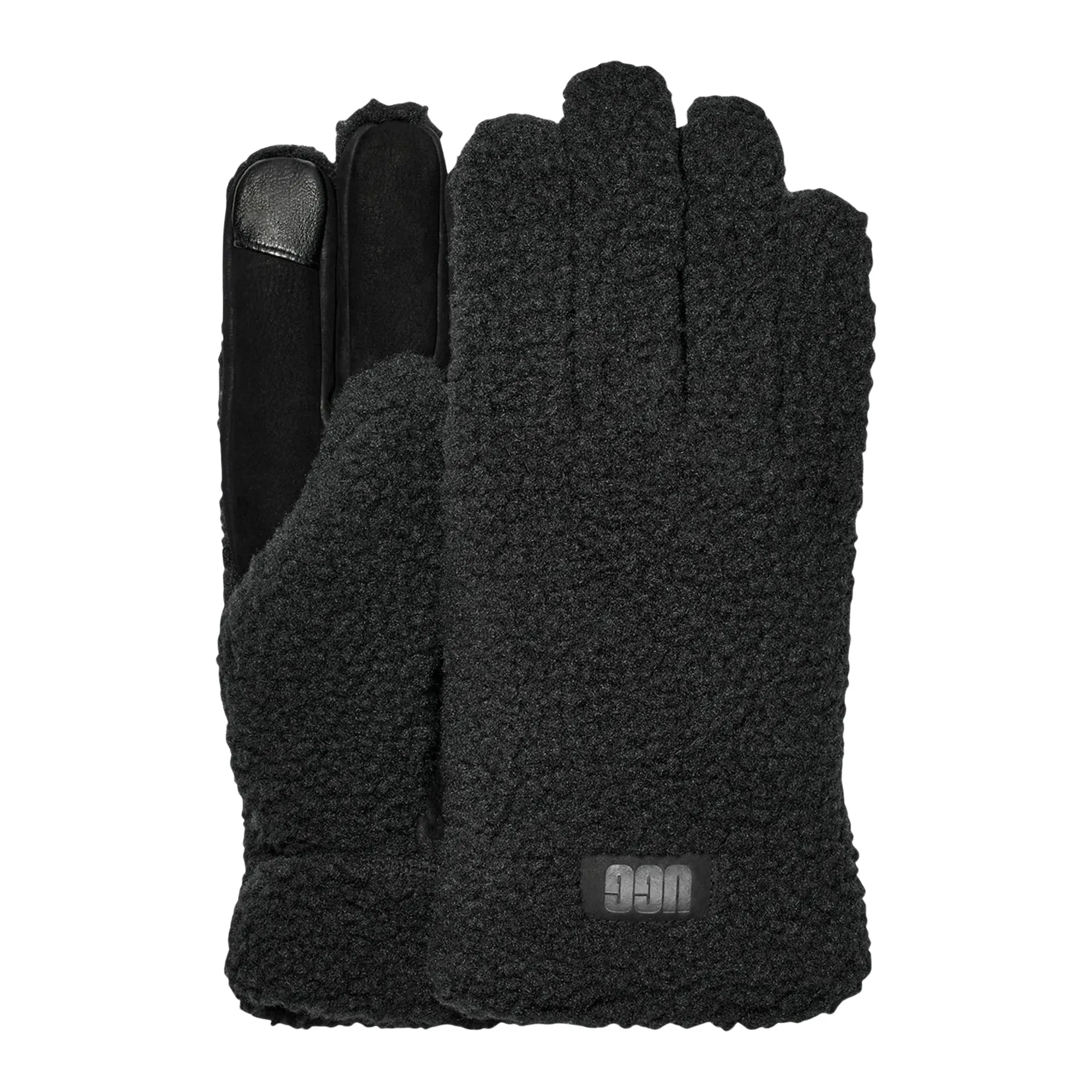UGG 3 Point Leather Gloves Women | Plutosport