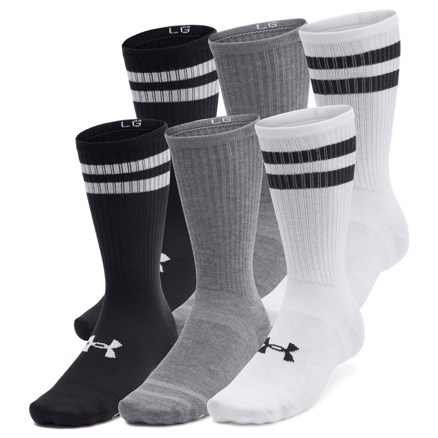 Under Armour Essential Crew Sokken Senior (6-pack)