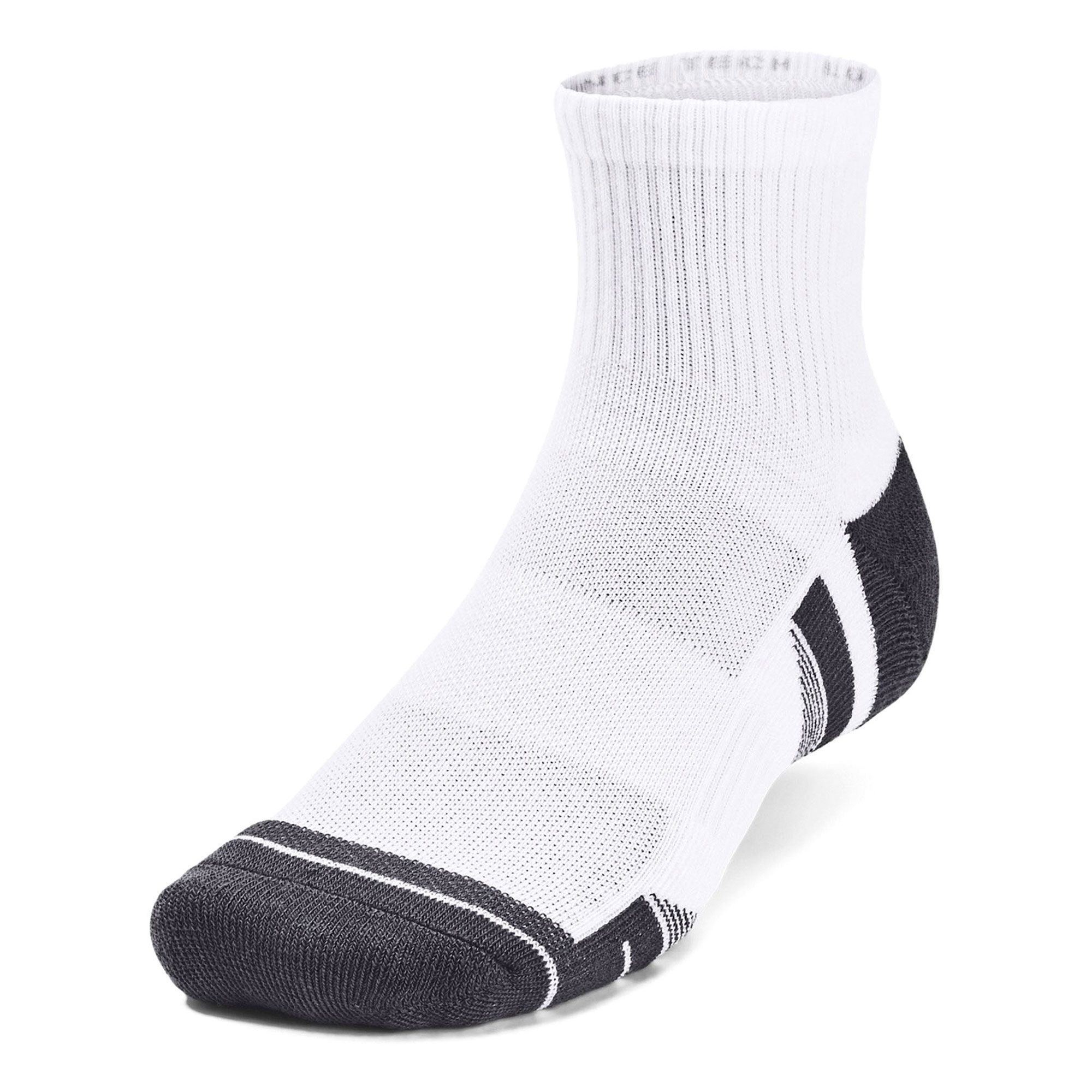 Under Armour Performance Tech Quarter Sokken Senior (3-pack)
