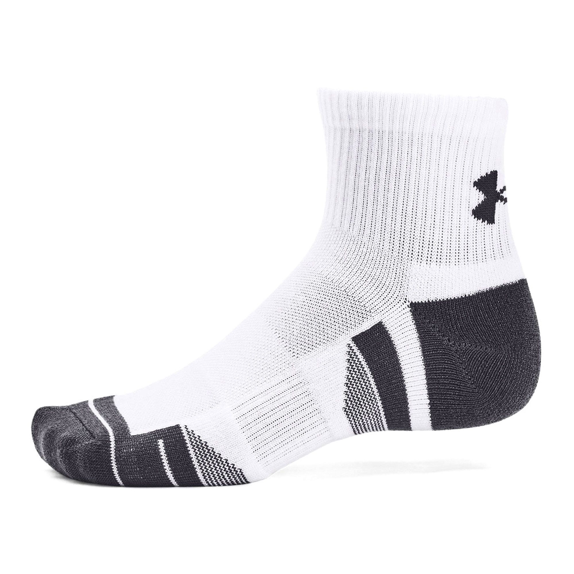 Under Armour Performance Tech Quarter Sokken Senior (3-pack)