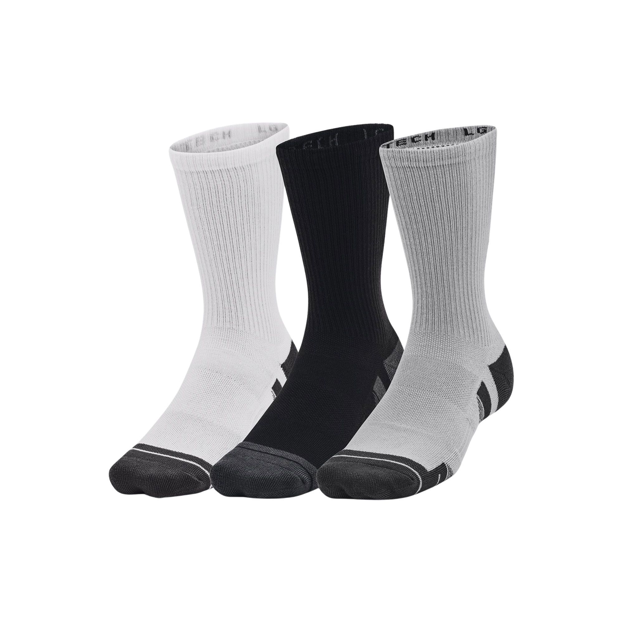 Under Armour Performance Tech Crew Sokken Senior (3-pack)