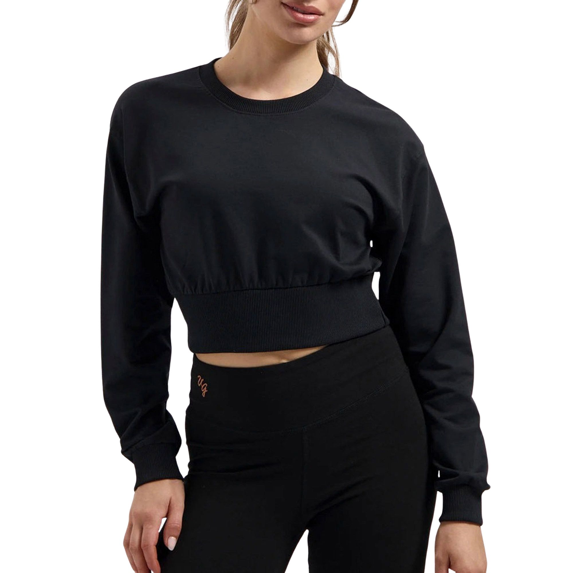 Urban Goddess Naya Cropped Longsleeve Yoga Sweater Dames