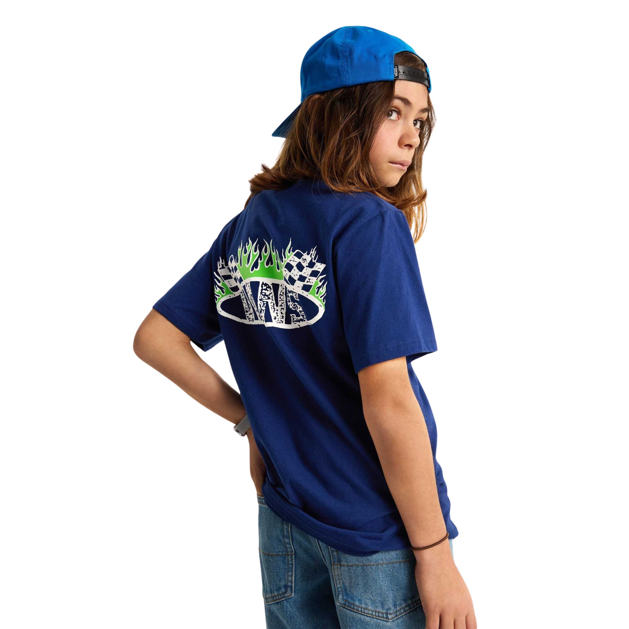 Vans Racing Flames SS Shirt Junior