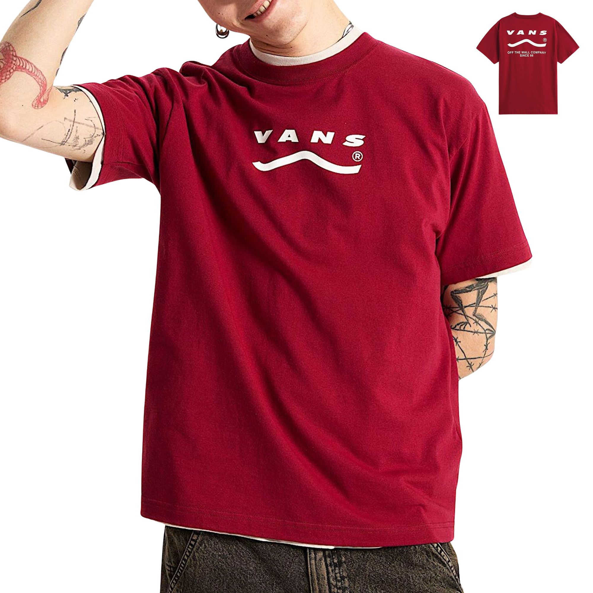 Shirt Vans Determined SS Hommes