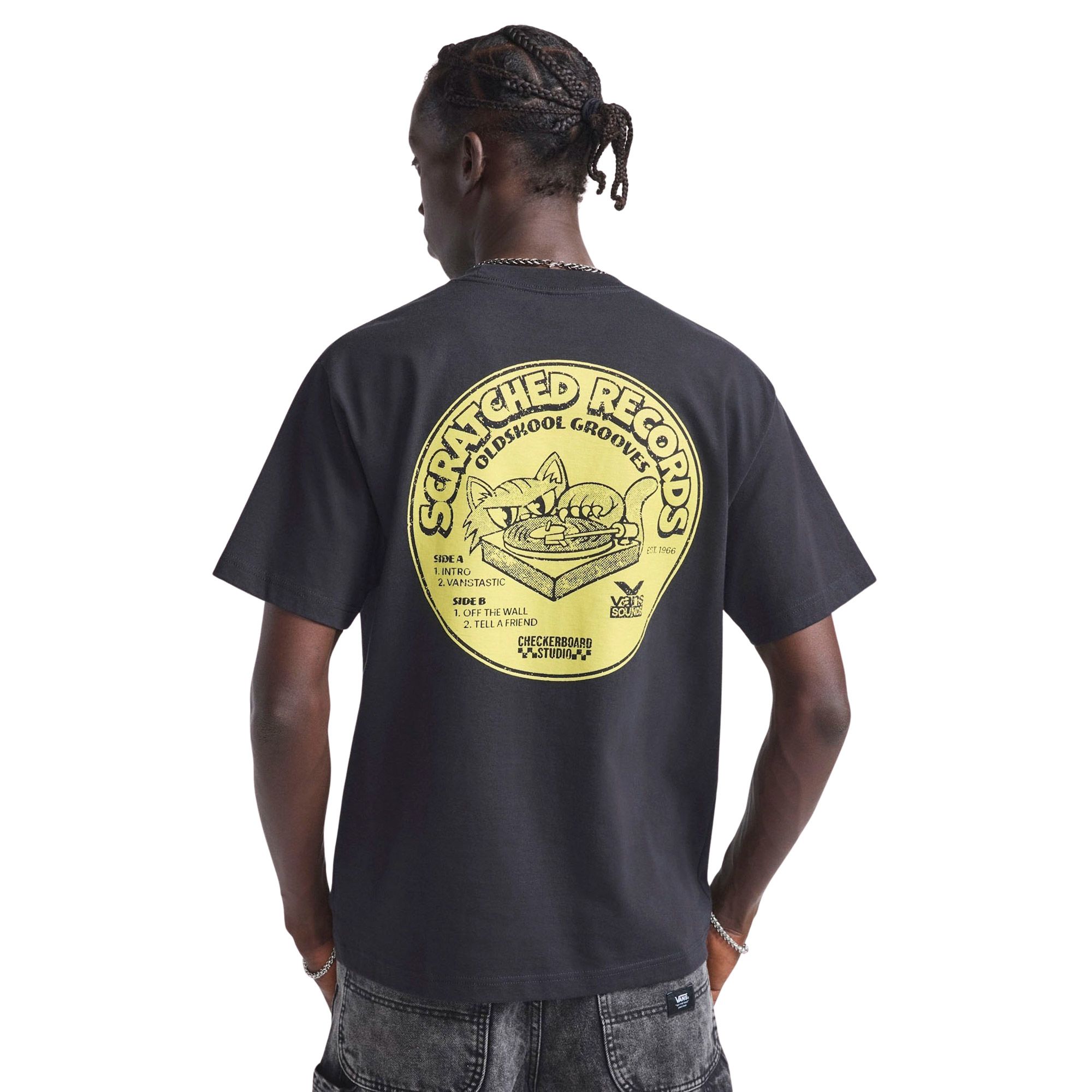 Vans Scratched Records Shirt Heren