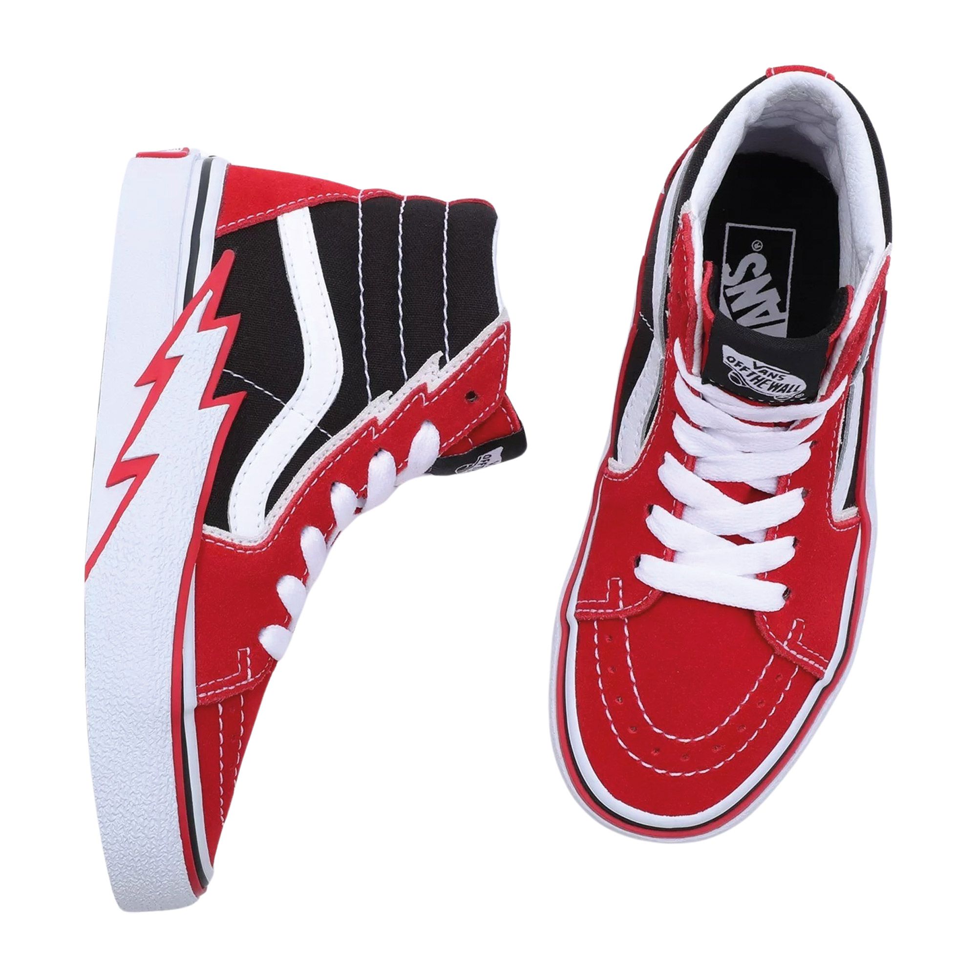 Vans rood hoog hotsell