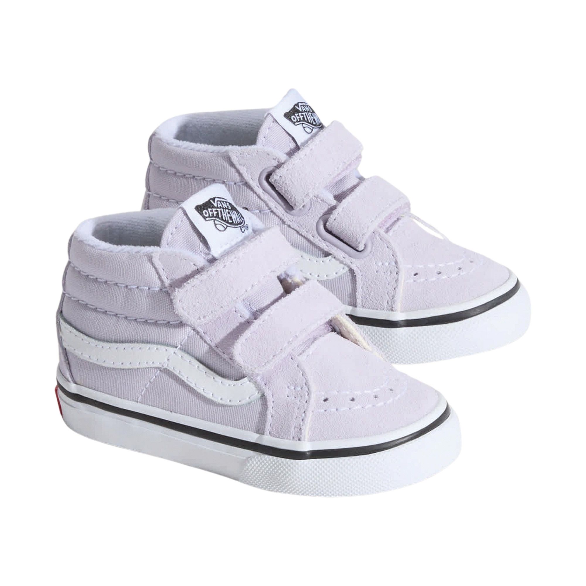 Vans Sk8-Mid Reissue kindersneaker paars en wit