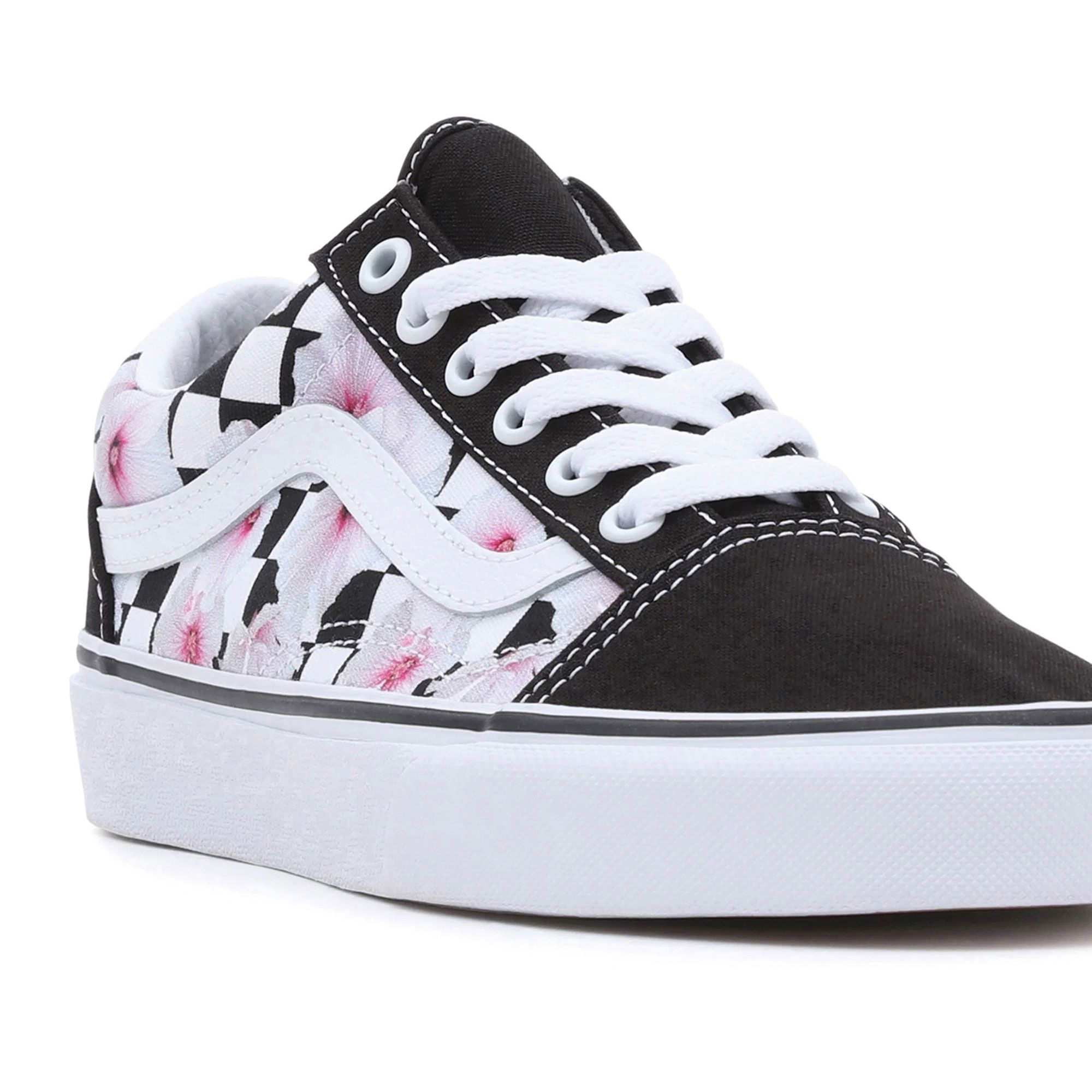 Vans Old Skool Hibiscus Check Sneakers Senior