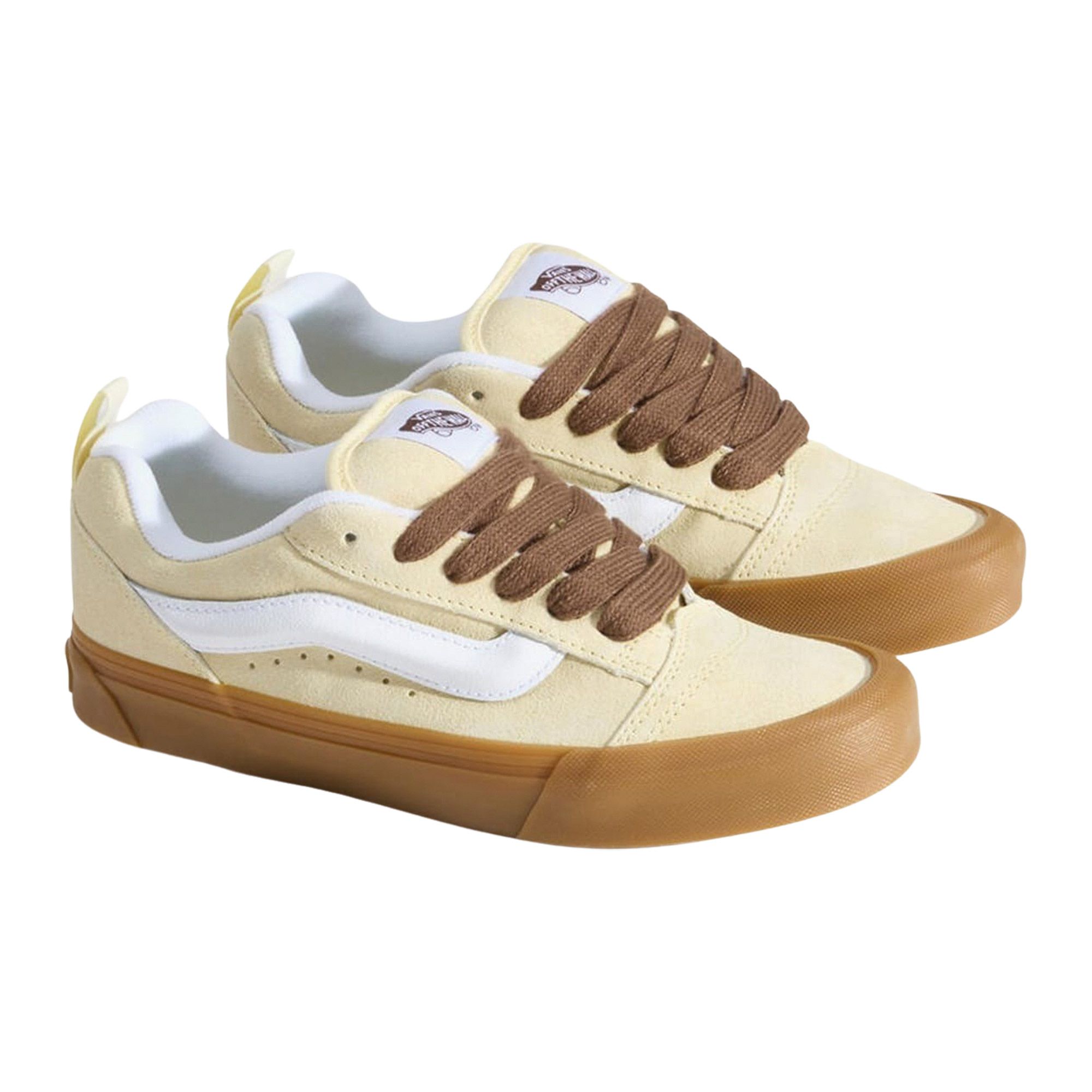 Vans Knu Skool herensneaker bruin en geel