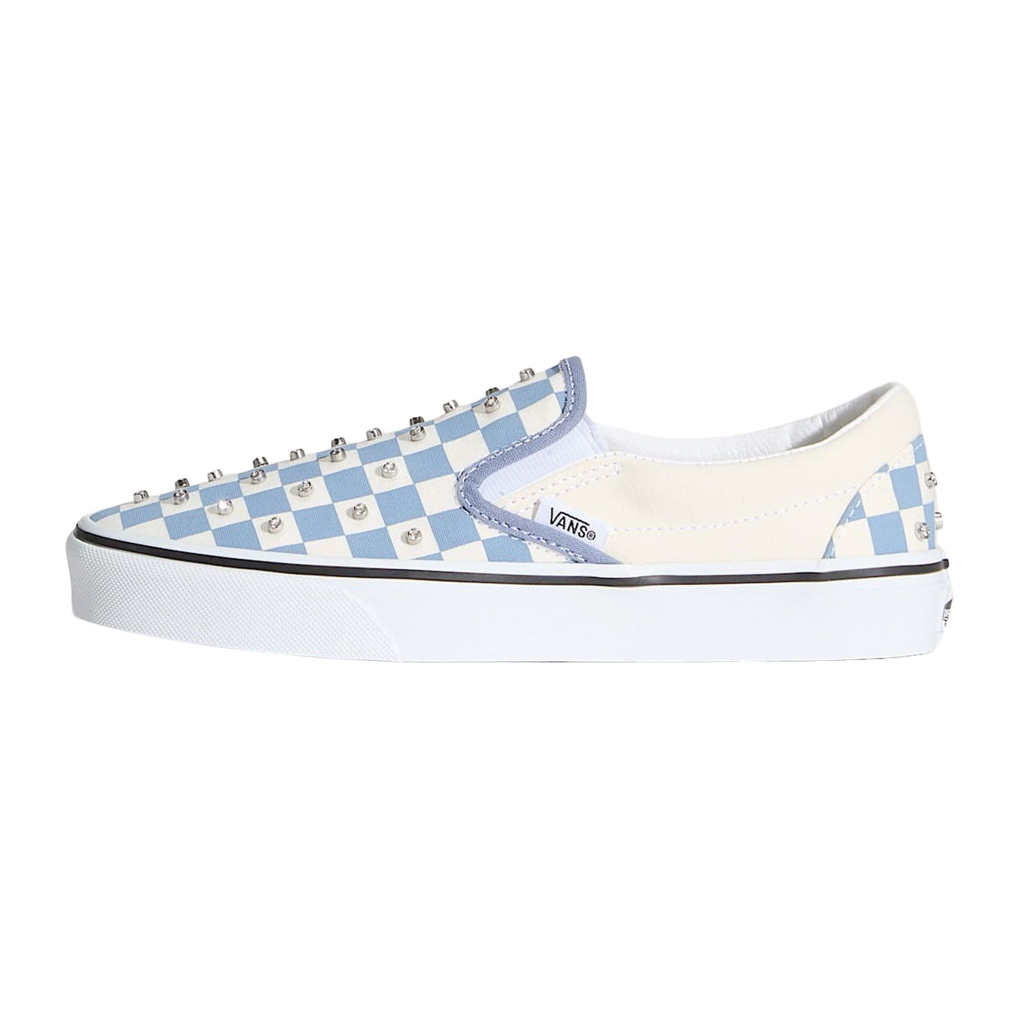 Vans Classic Slip-On Checkerboard Mushroom Sneakers Senior