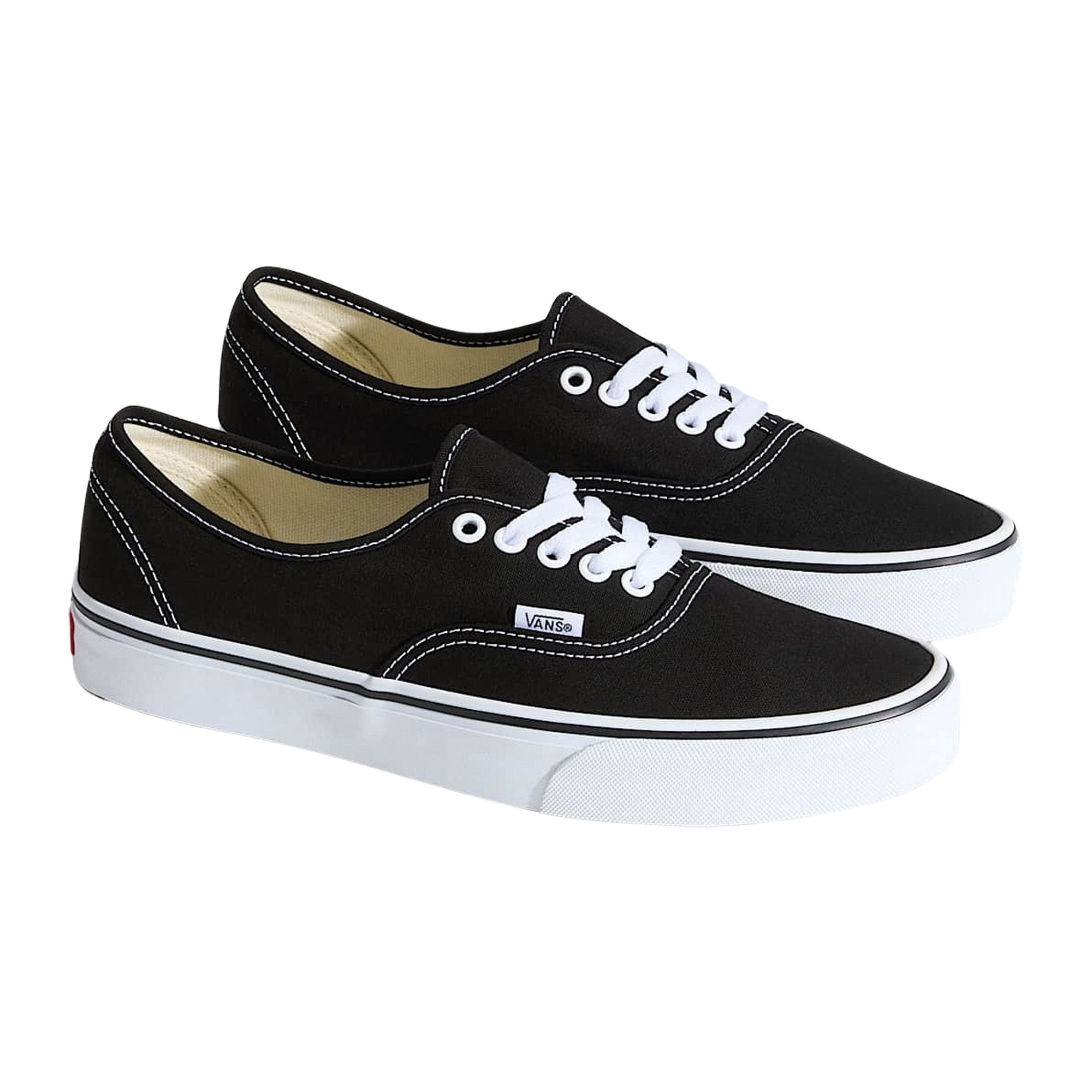 Vans Authentic herensneaker zwart en wit