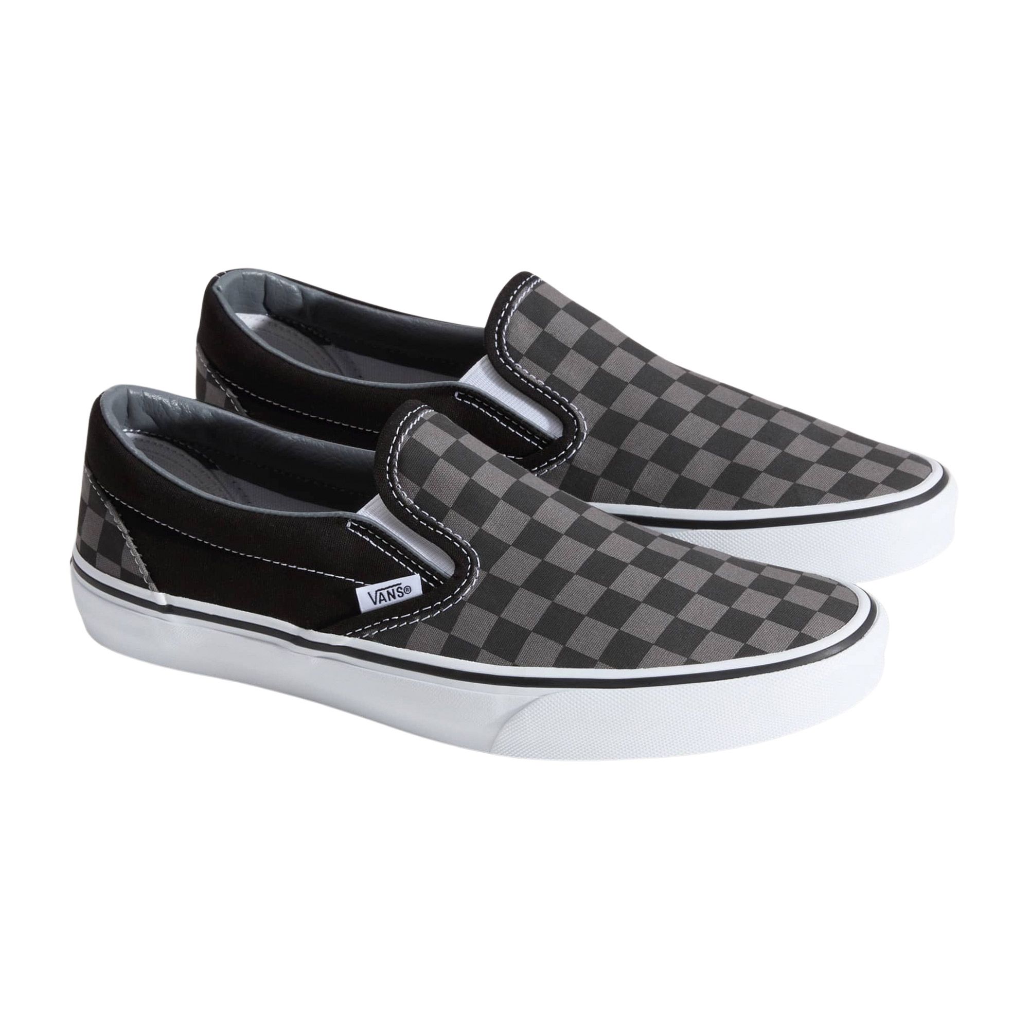Vans Classic Slip-On herensneaker zwart, grijs en wit