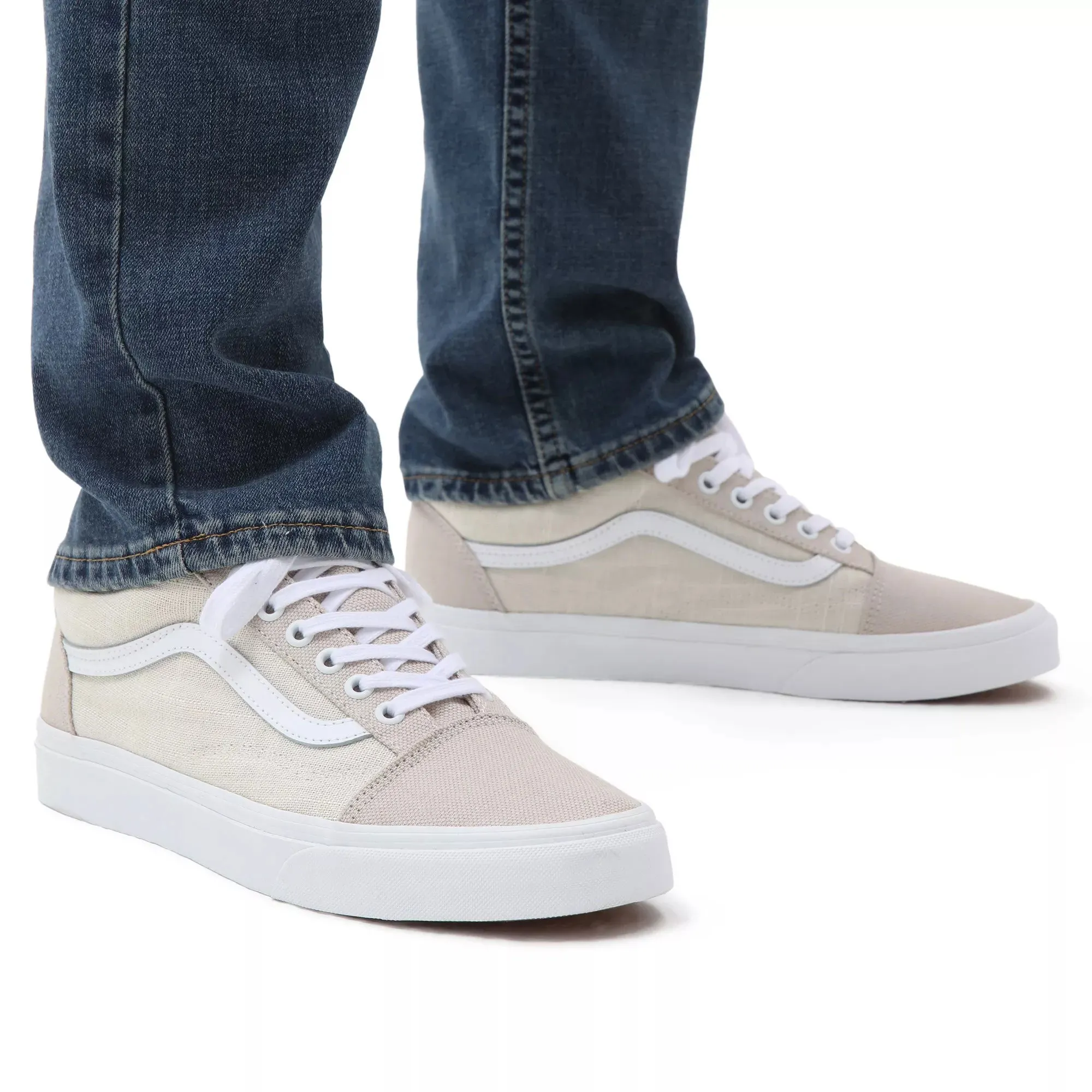Vans Old Skool Summer Linnen Sneakers Senior