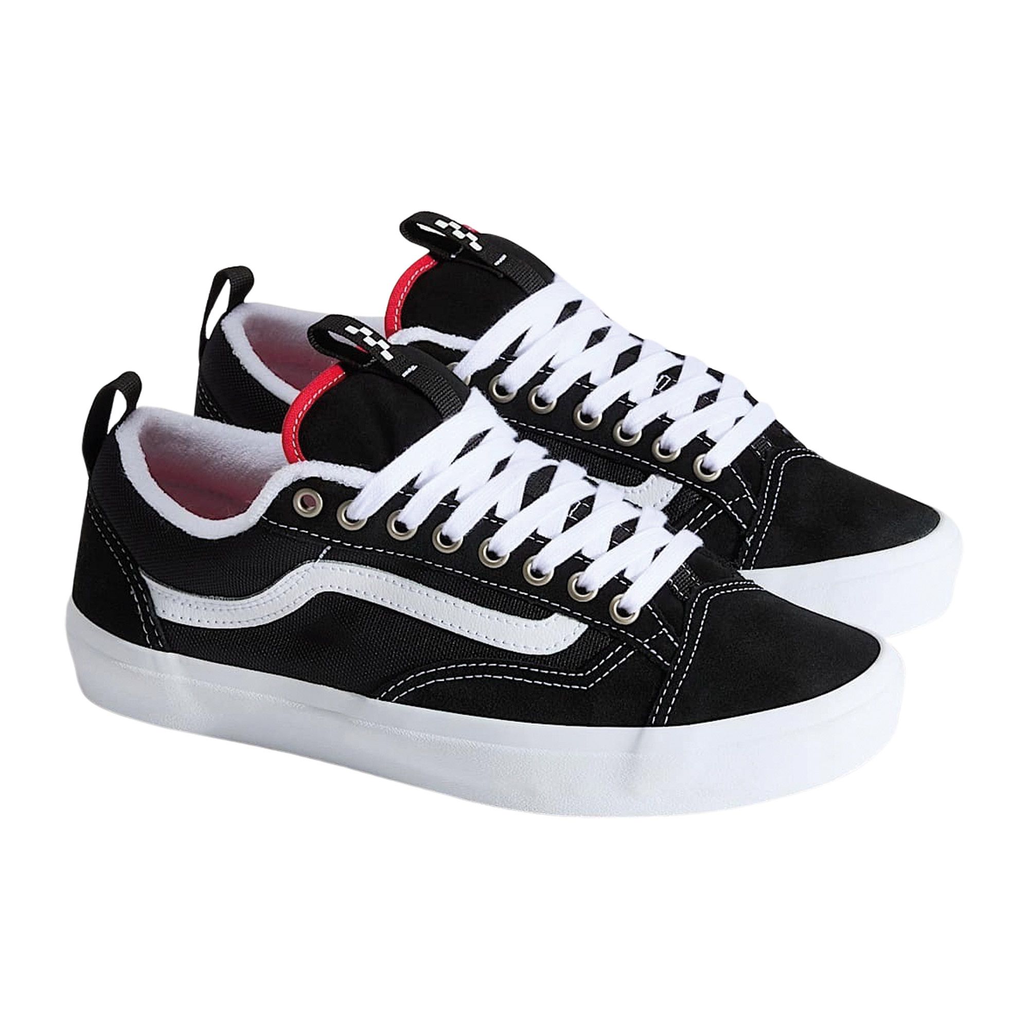 Vans Old Skool herensneaker zwart, rood en wit
