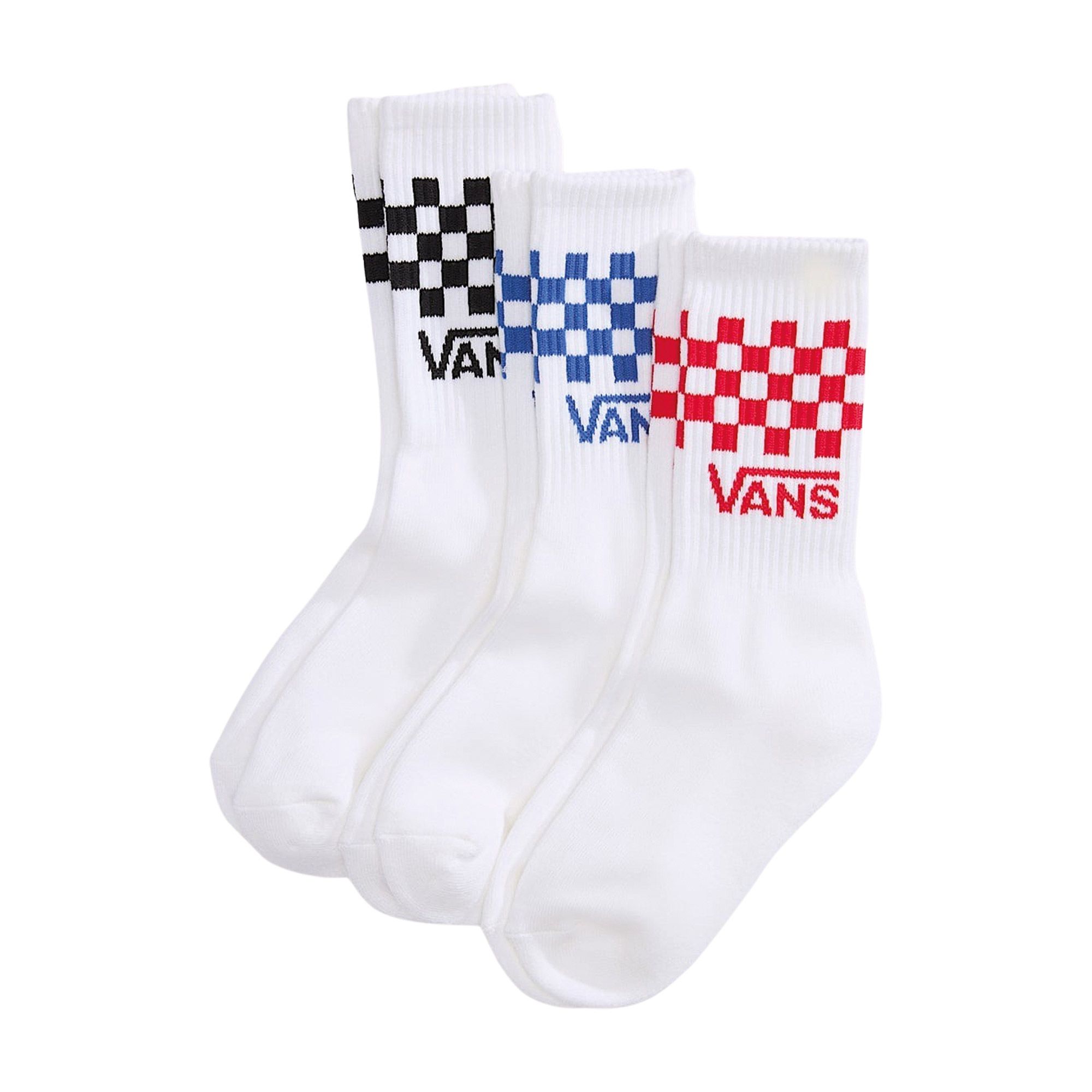 Vans Classic Check Crew Socks Junior (3-pack)