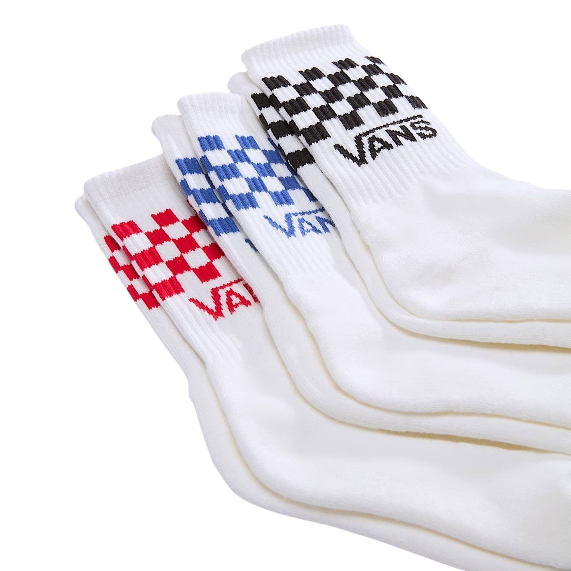 Vans Classic Check Crew Socks Junior (3-pack)