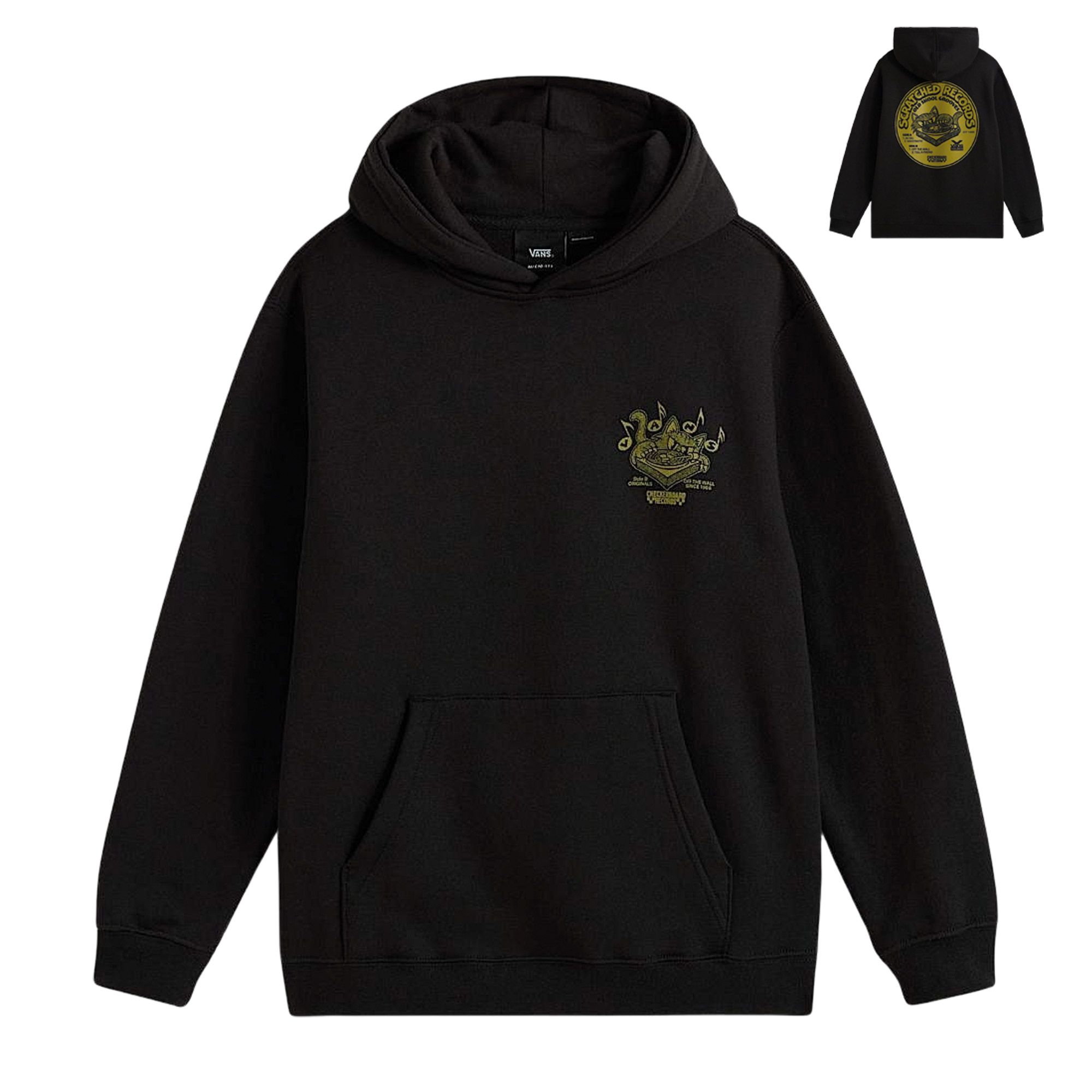 Vans Scratched Records Hoodie Junior
