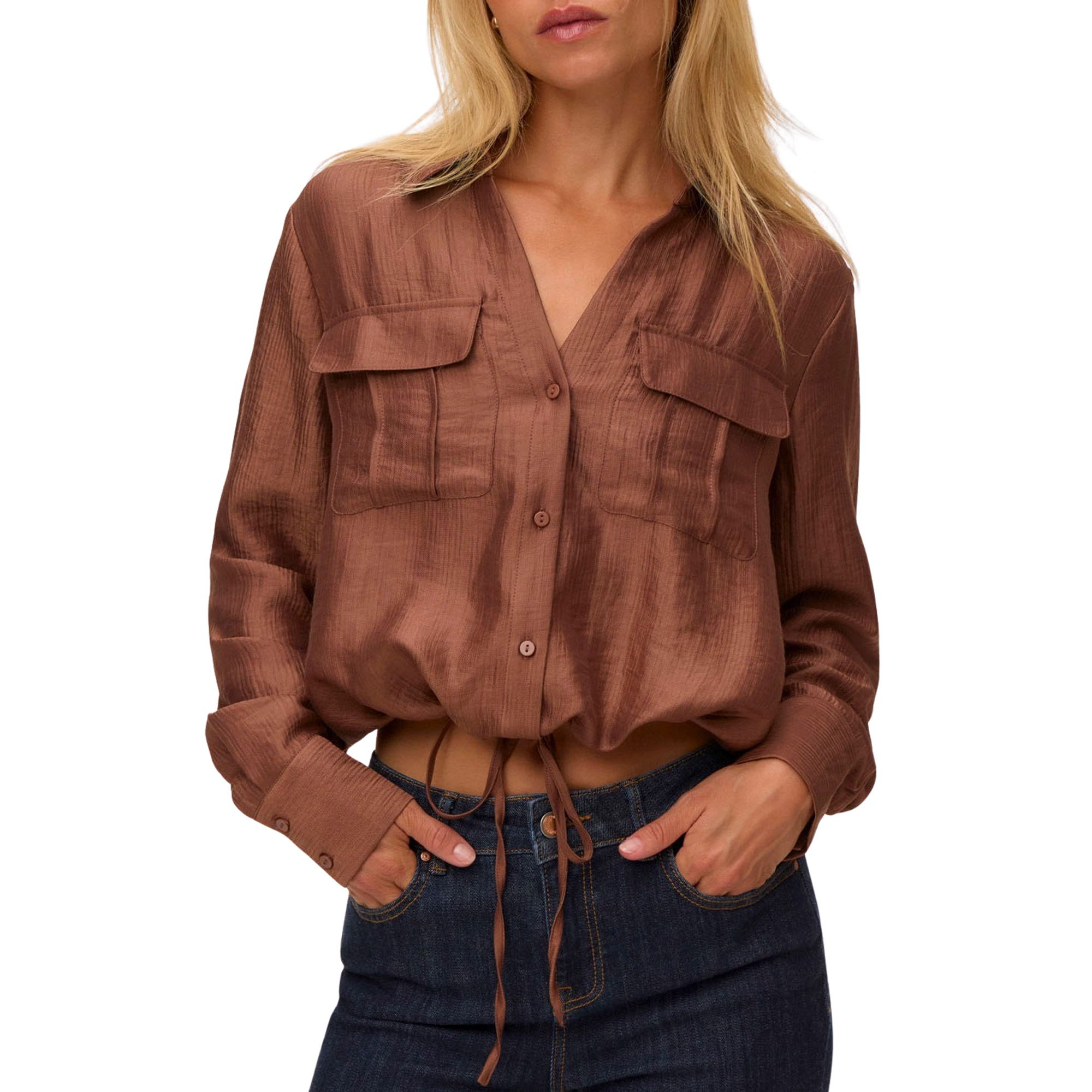 Blouse Vero Moda Toma LS Tie Woven Femmes
