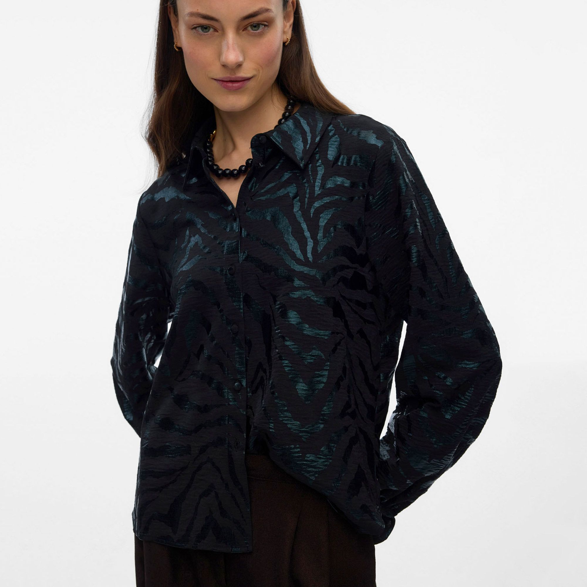 Vero Moda Carla Foil Blouse Dames
