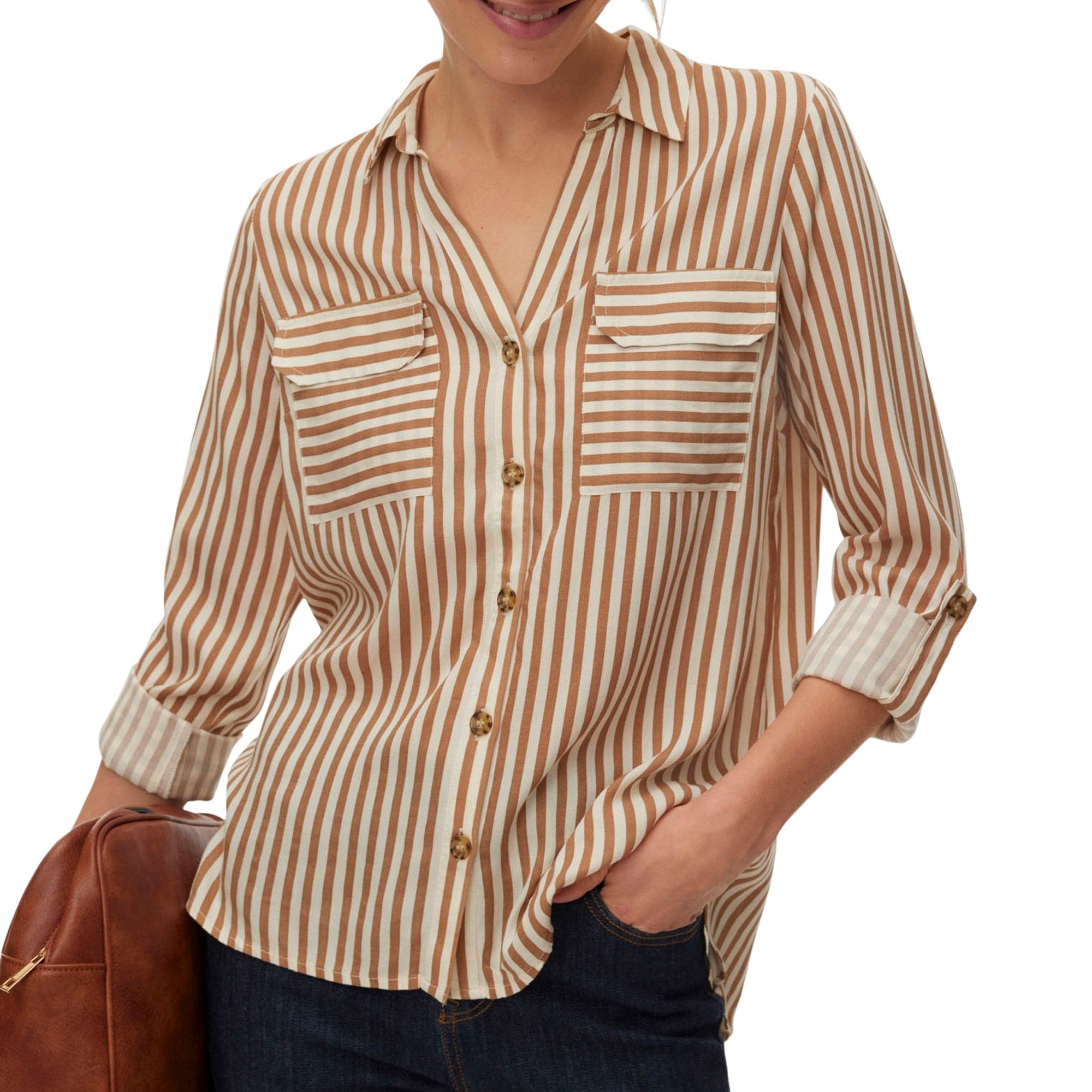 Vero Moda Bumpy New Woven LS Top Dames