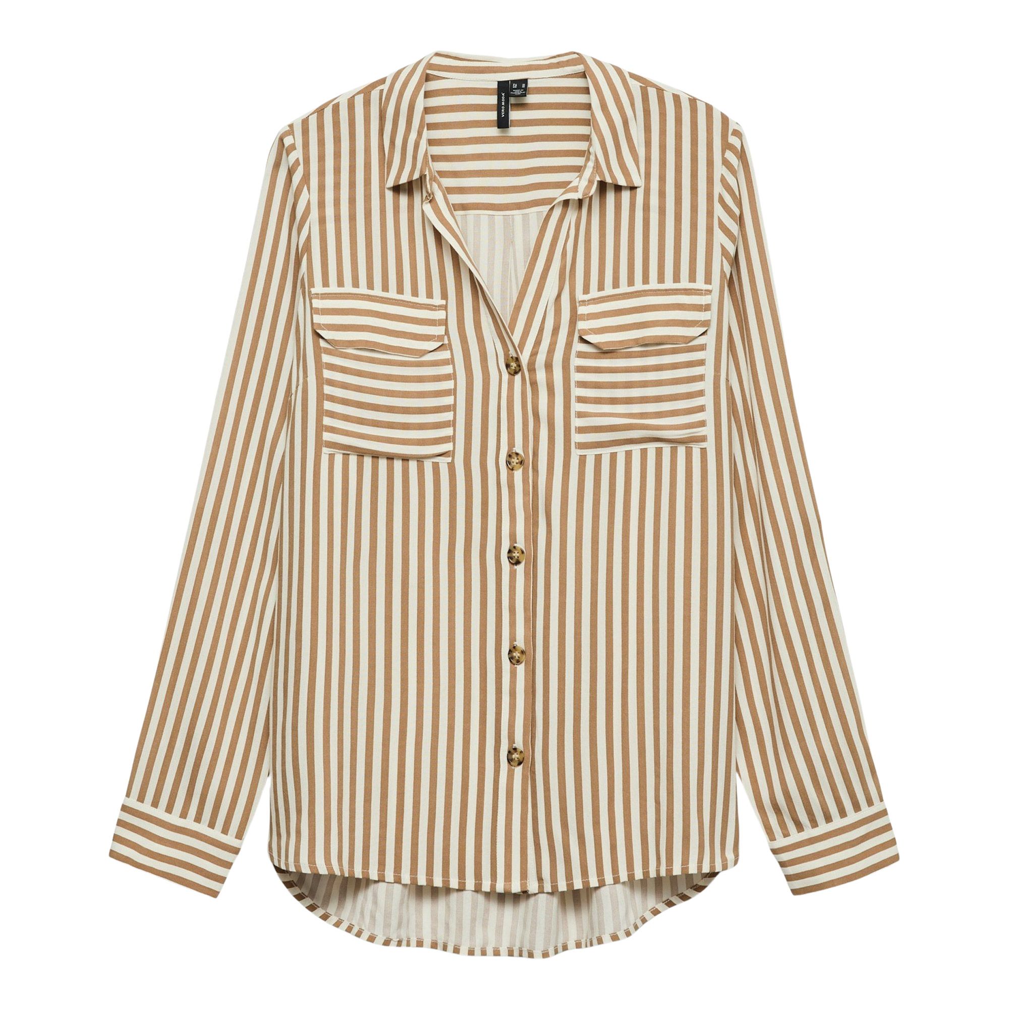 Vero Moda Bumpy New Woven LS Top Dames