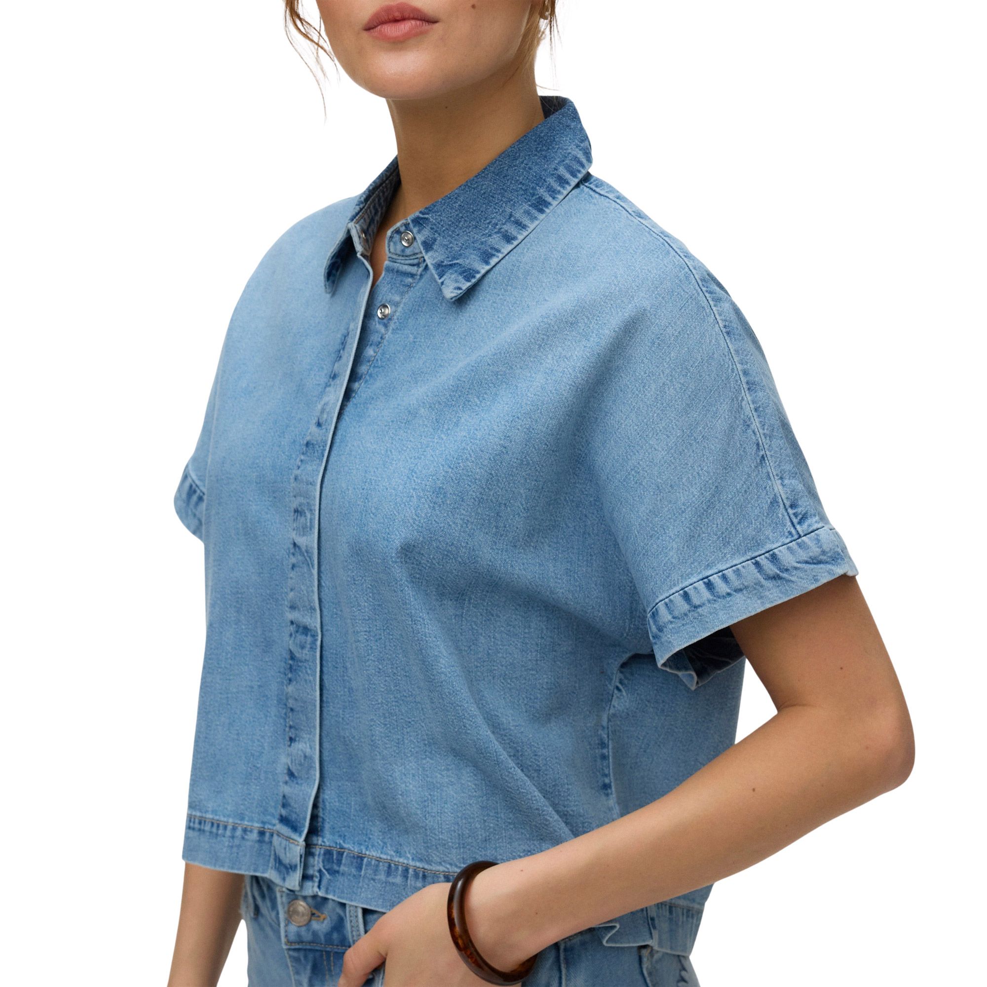 Vero Moda Ingeborg Denim Overhemd Dames