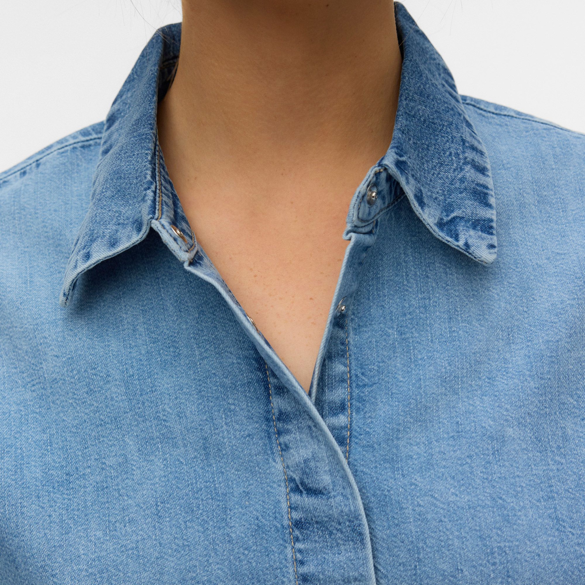 Vero Moda Ingeborg Denim Overhemd Dames