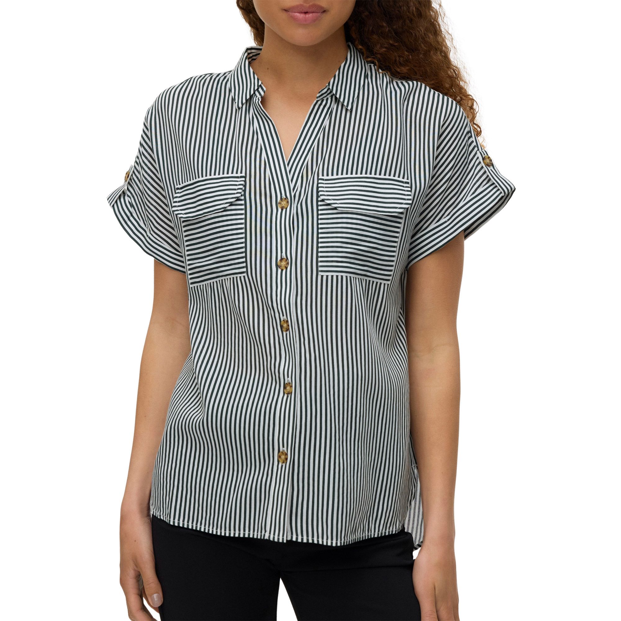Vero Moda Bumpy Woven SS Top Dames