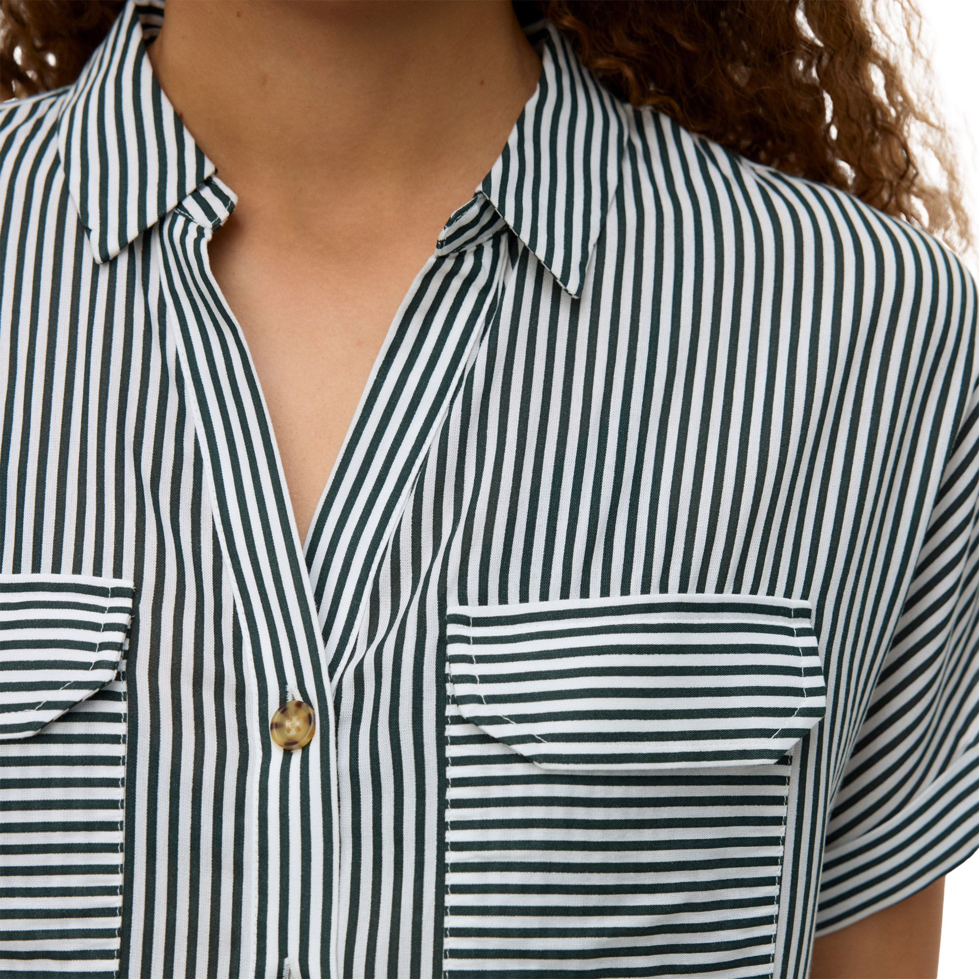 Vero Moda Bumpy Woven SS Top Dames