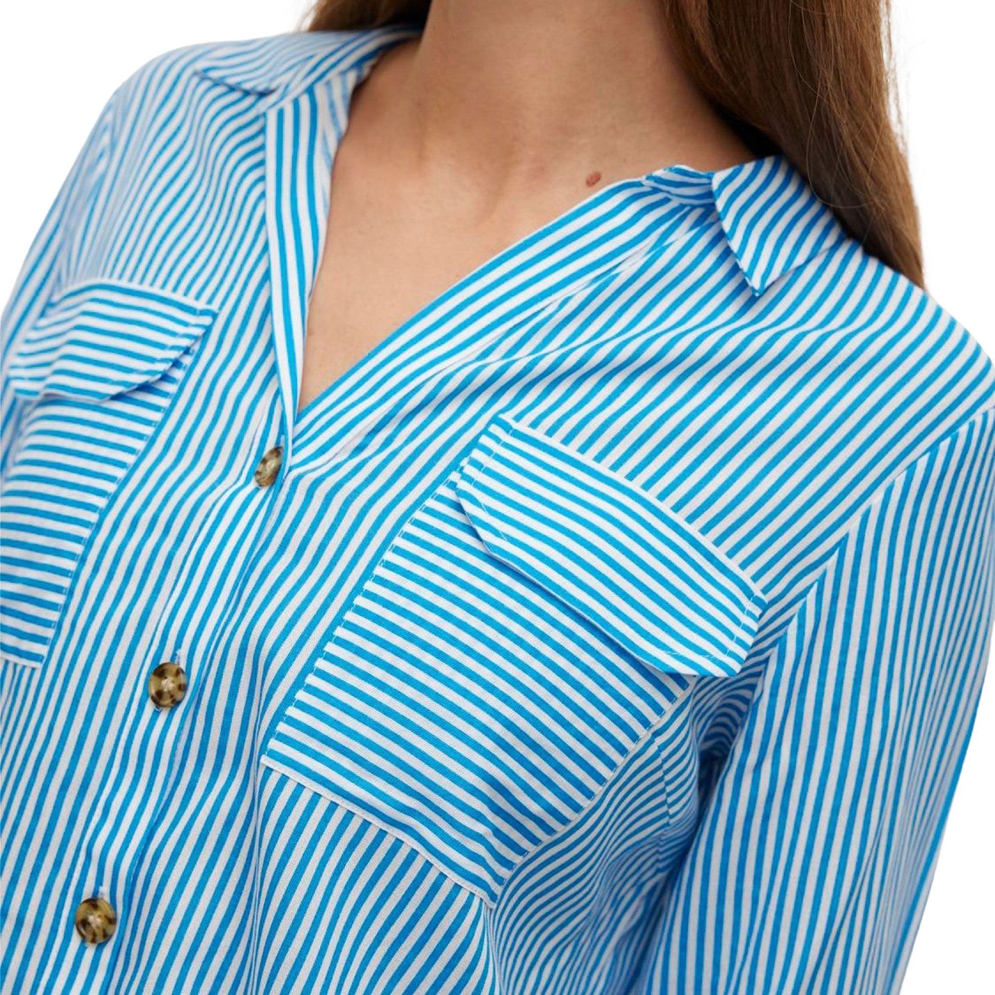 Vero Moda Bumpy New Woven LS Top Dames