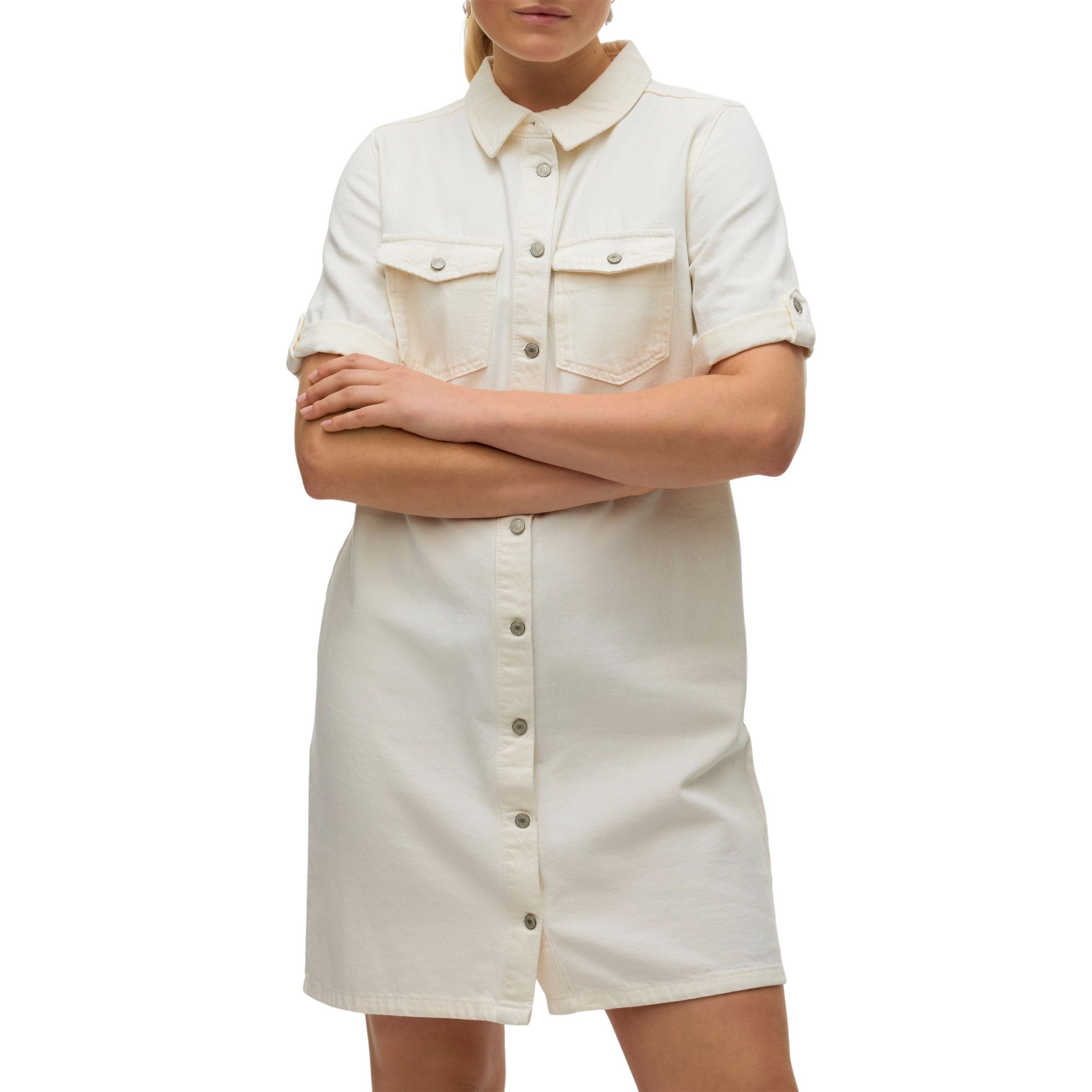 Vero Moda Jennie Denim Short Jurk Dames