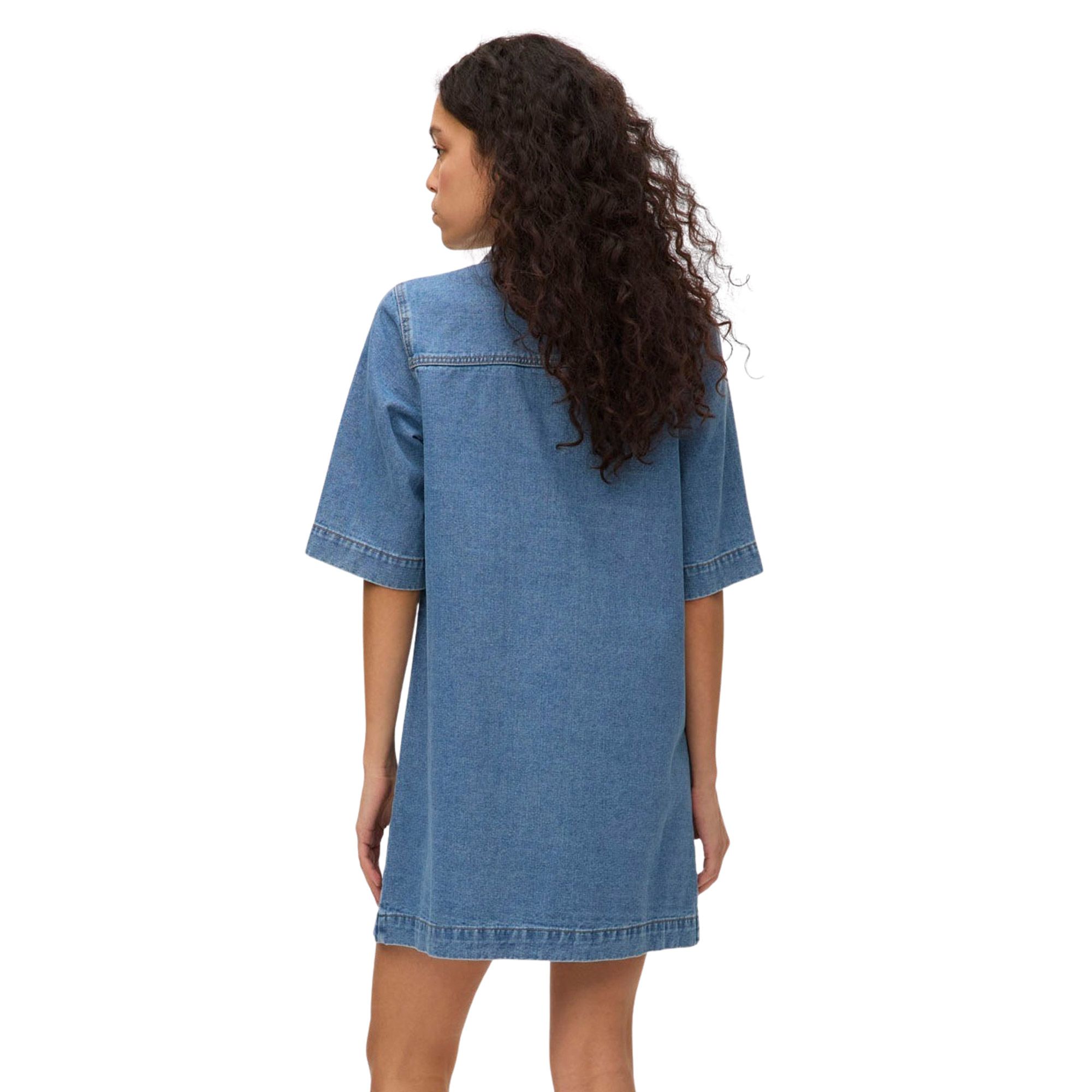 Vero Moda Fenja Denim Short Jurk Dames