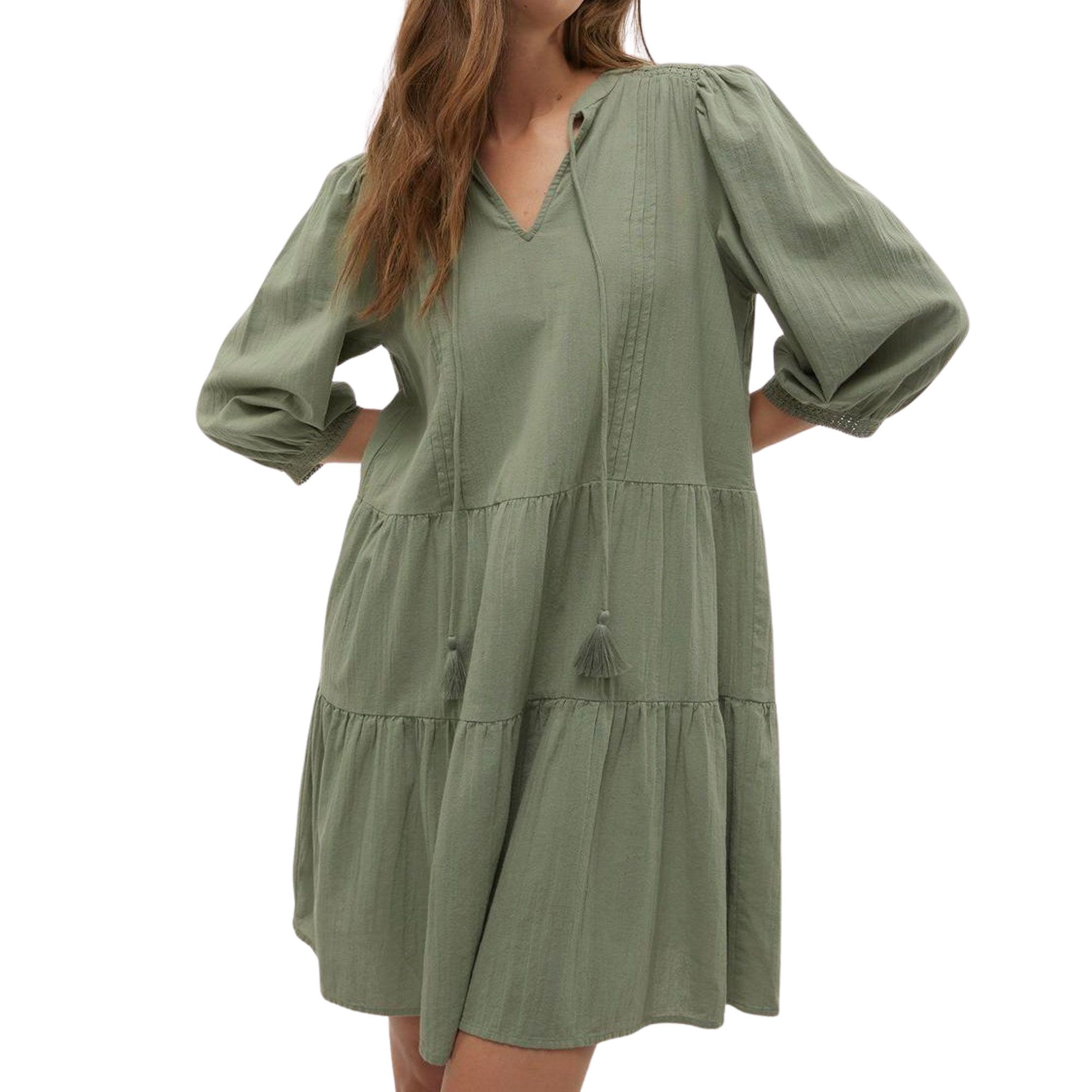 Vero Moda Pretty 3/4 Woven Jurk Dames