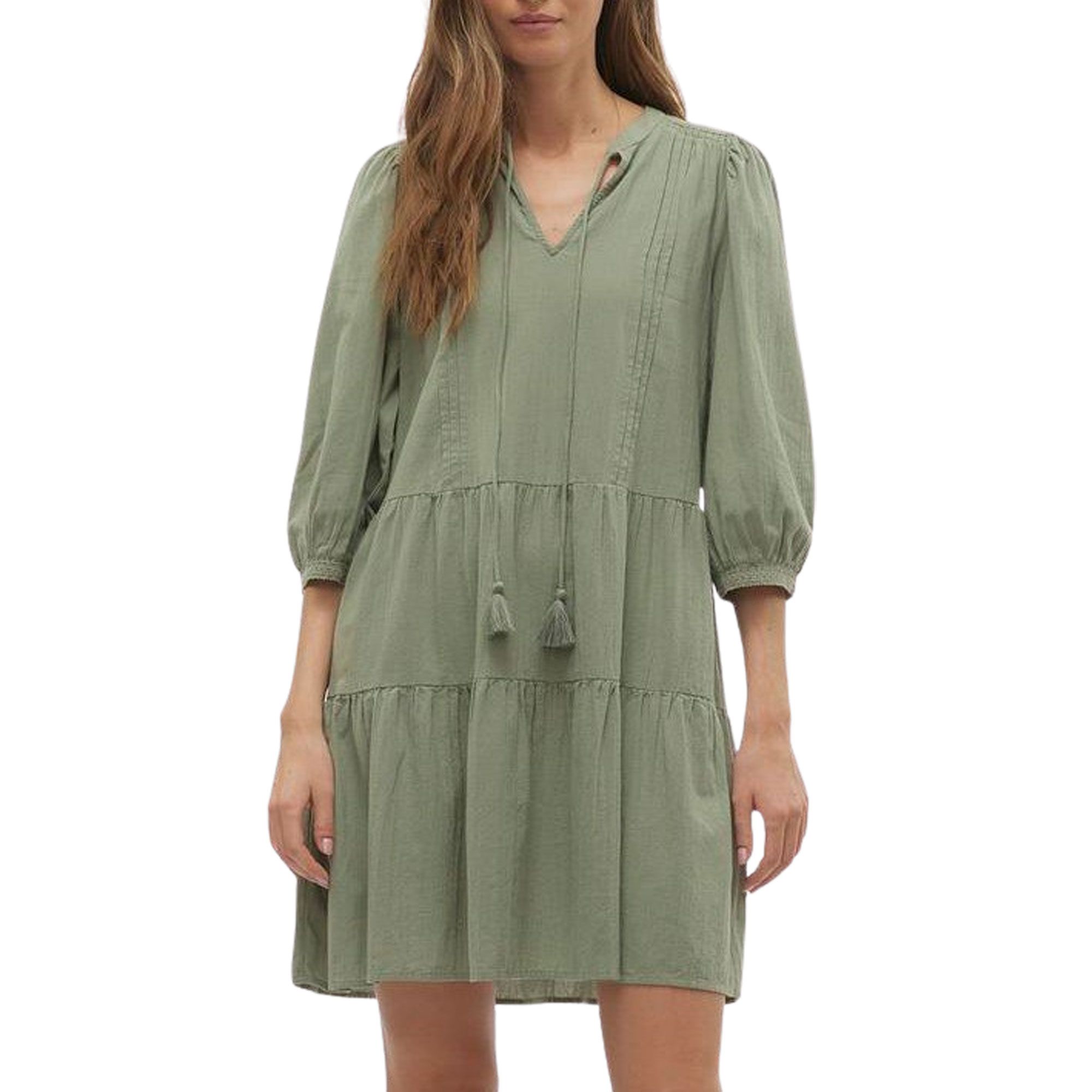 Vero Moda Pretty 3/4 Woven Jurk Dames