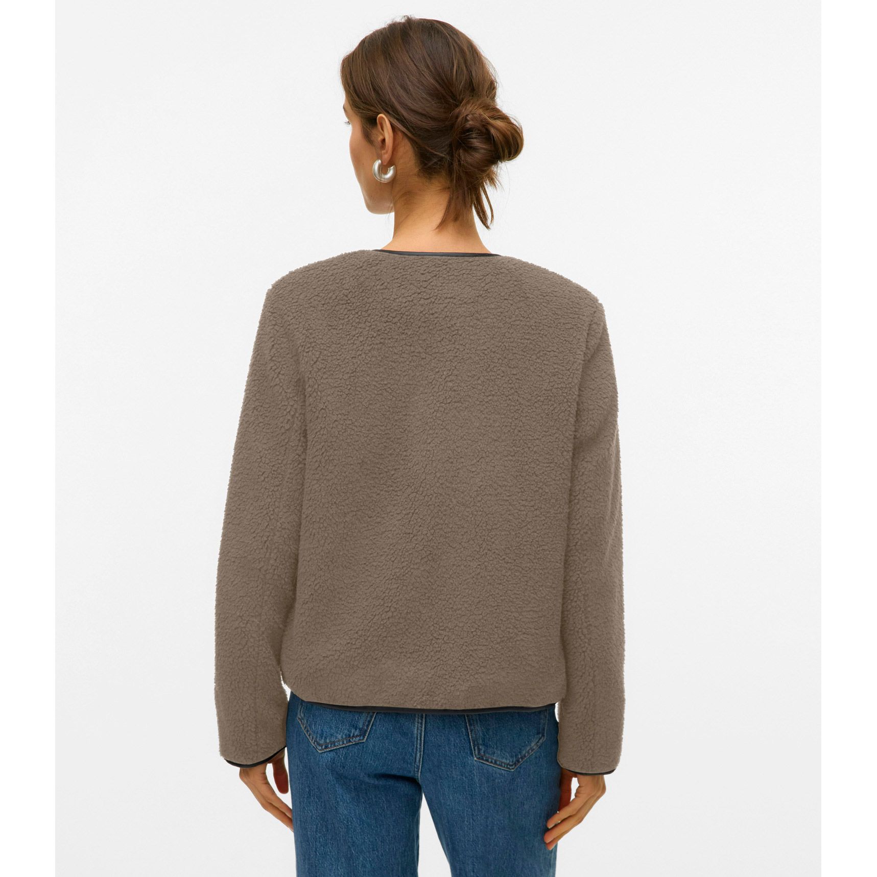 Vero Moda Candice Short Fleece Jas Dames
