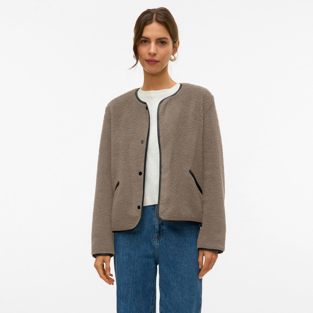 Vero Moda Candice Short Fleece Jas Dames