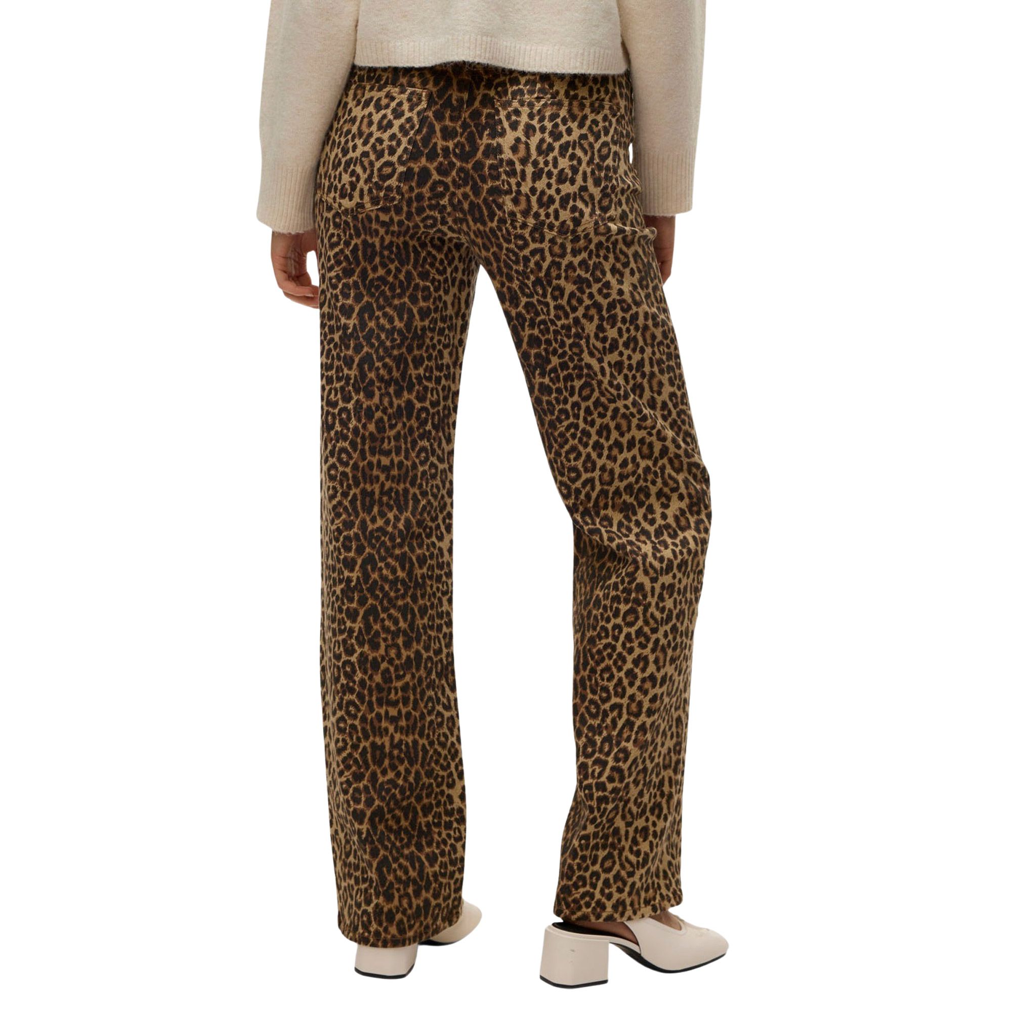 Jeans Vero Moda Tessa High Rise Wide Stretch AOP Femmes