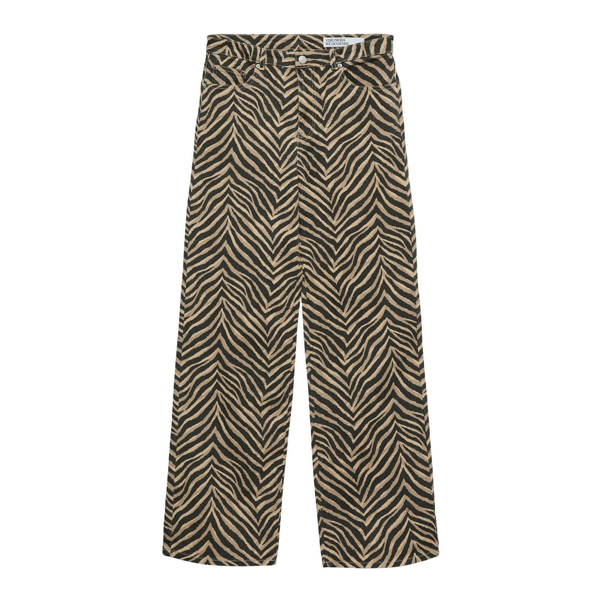 Vero Moda Tessa High Rise Wide Stretch AOP Jeans Dames