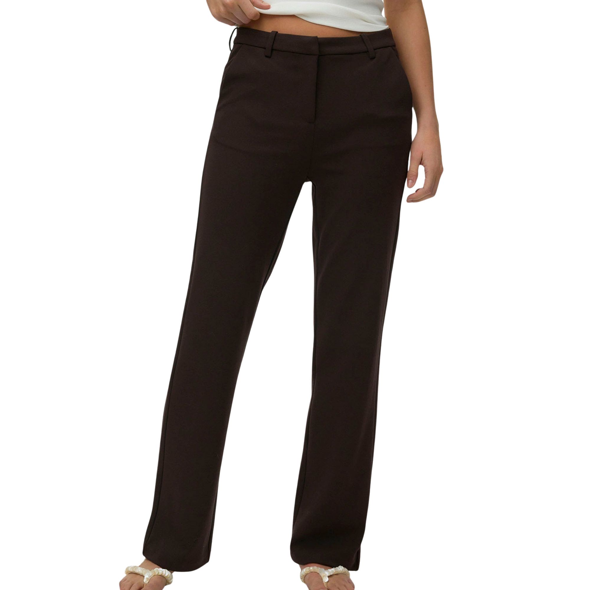 Vero Moda Zamira Mid Waist Broek Dames