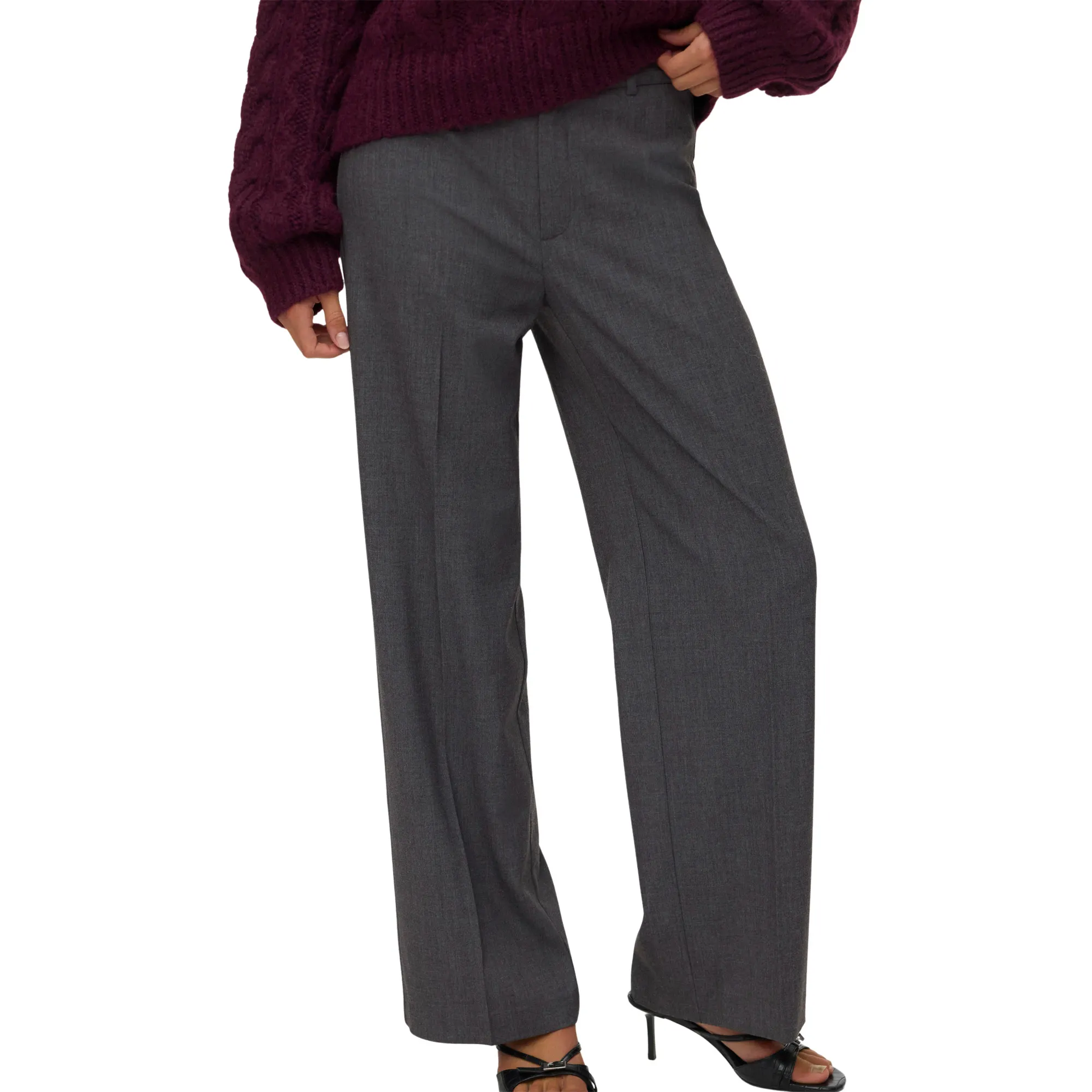 Vero Moda Texas Mid Waist Straight Broek Dames