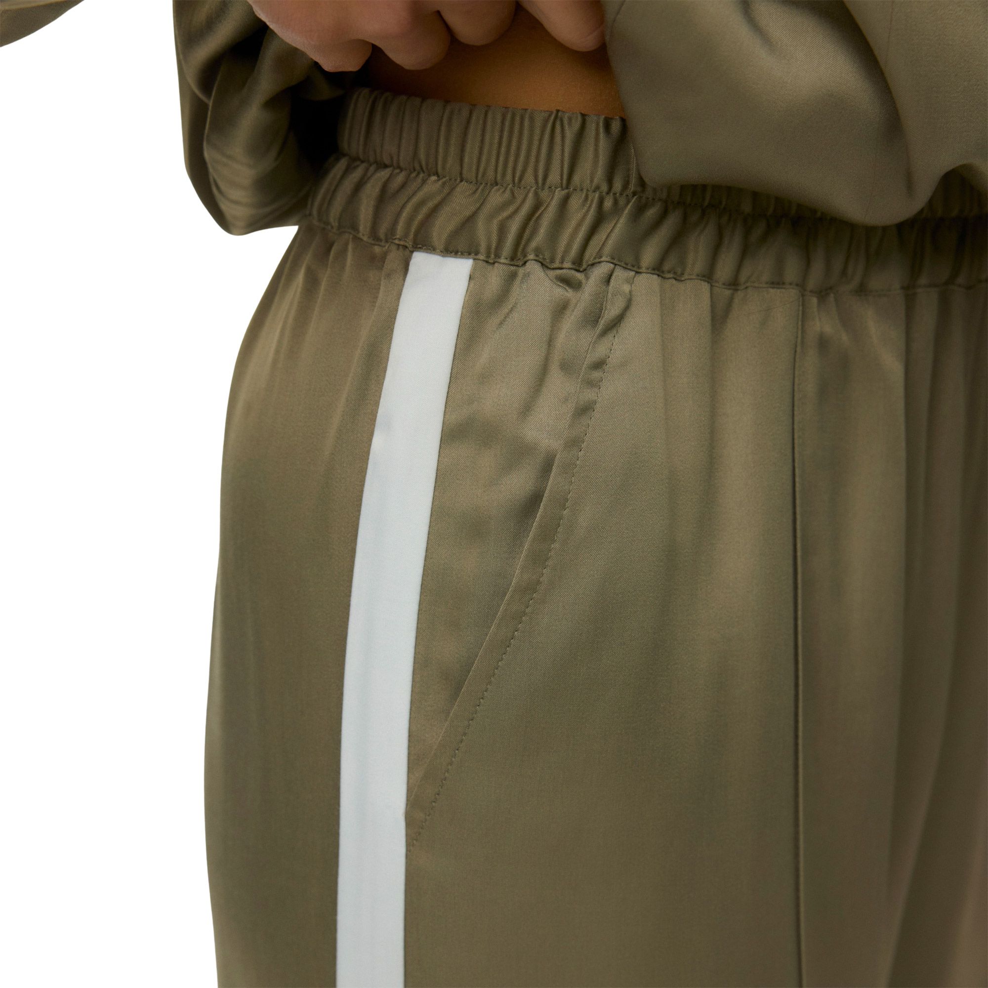Vero Moda Vina Detail High Waist Straight Broek Dames