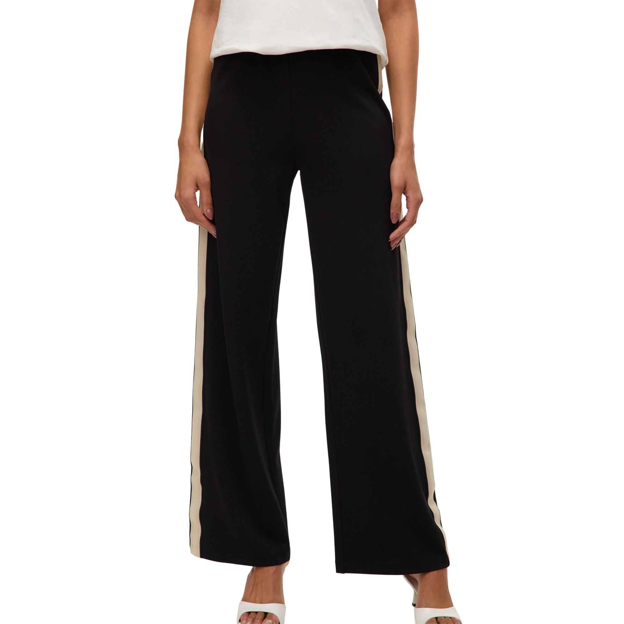 Vero Moda Berlin Mid Waist Wide Panel Broek Dames