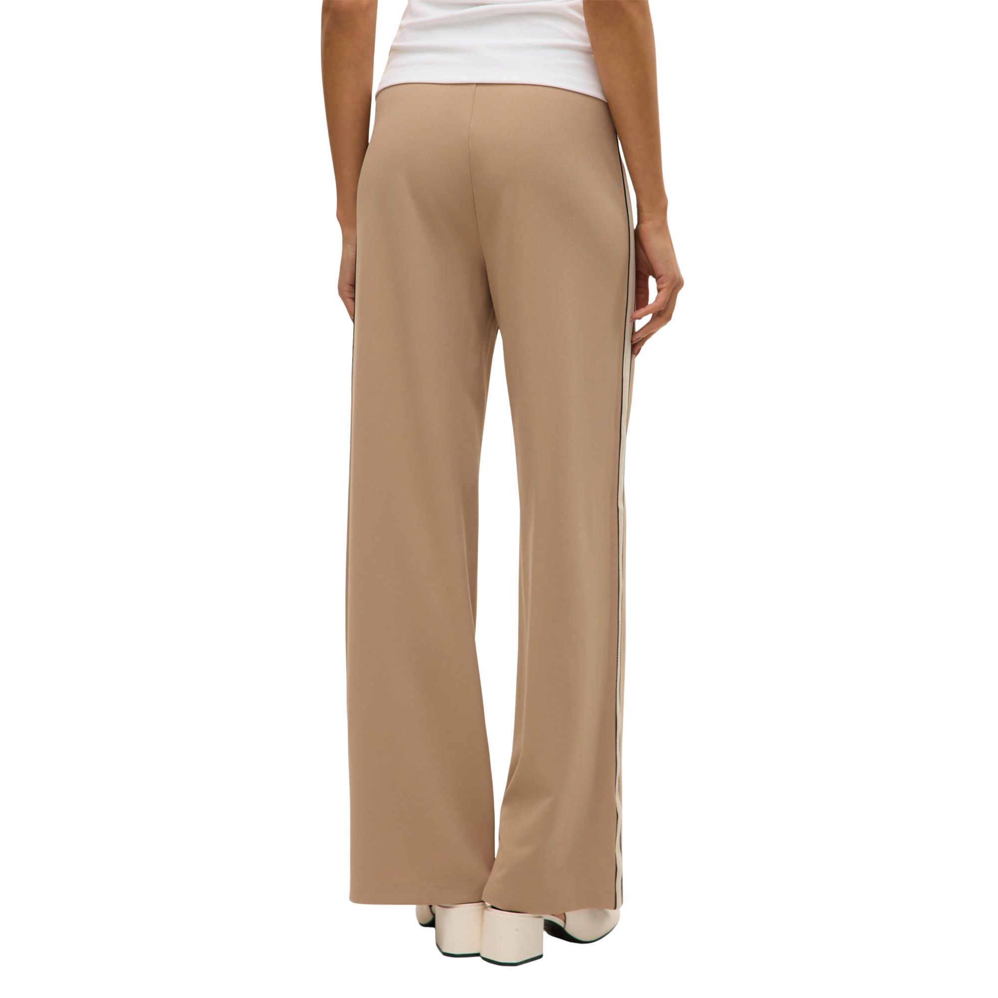 Vero Moda Berlin Mid Waist Wide Panel Broek Dames