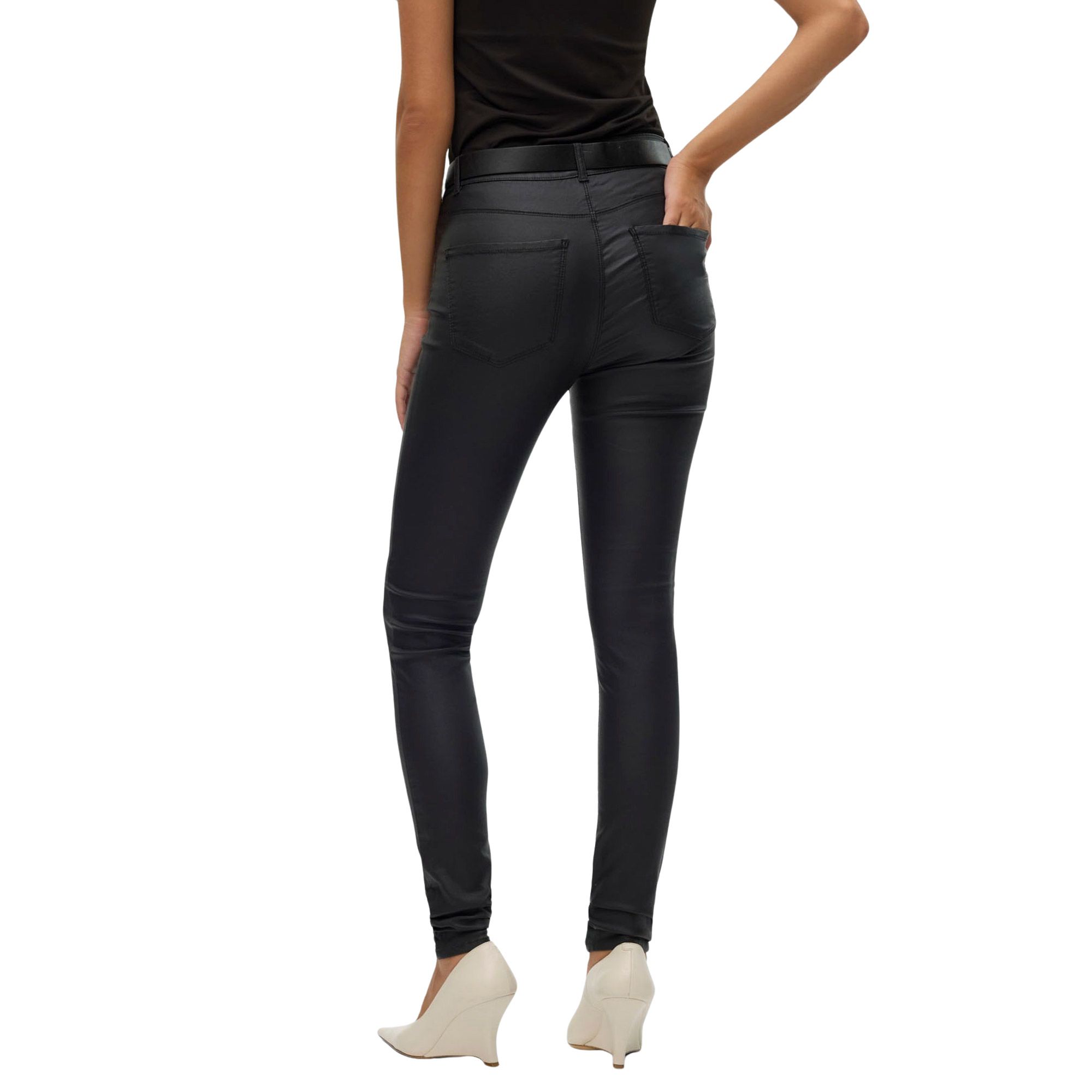 Vero Moda Seven Smooth Coated Broek Dames
